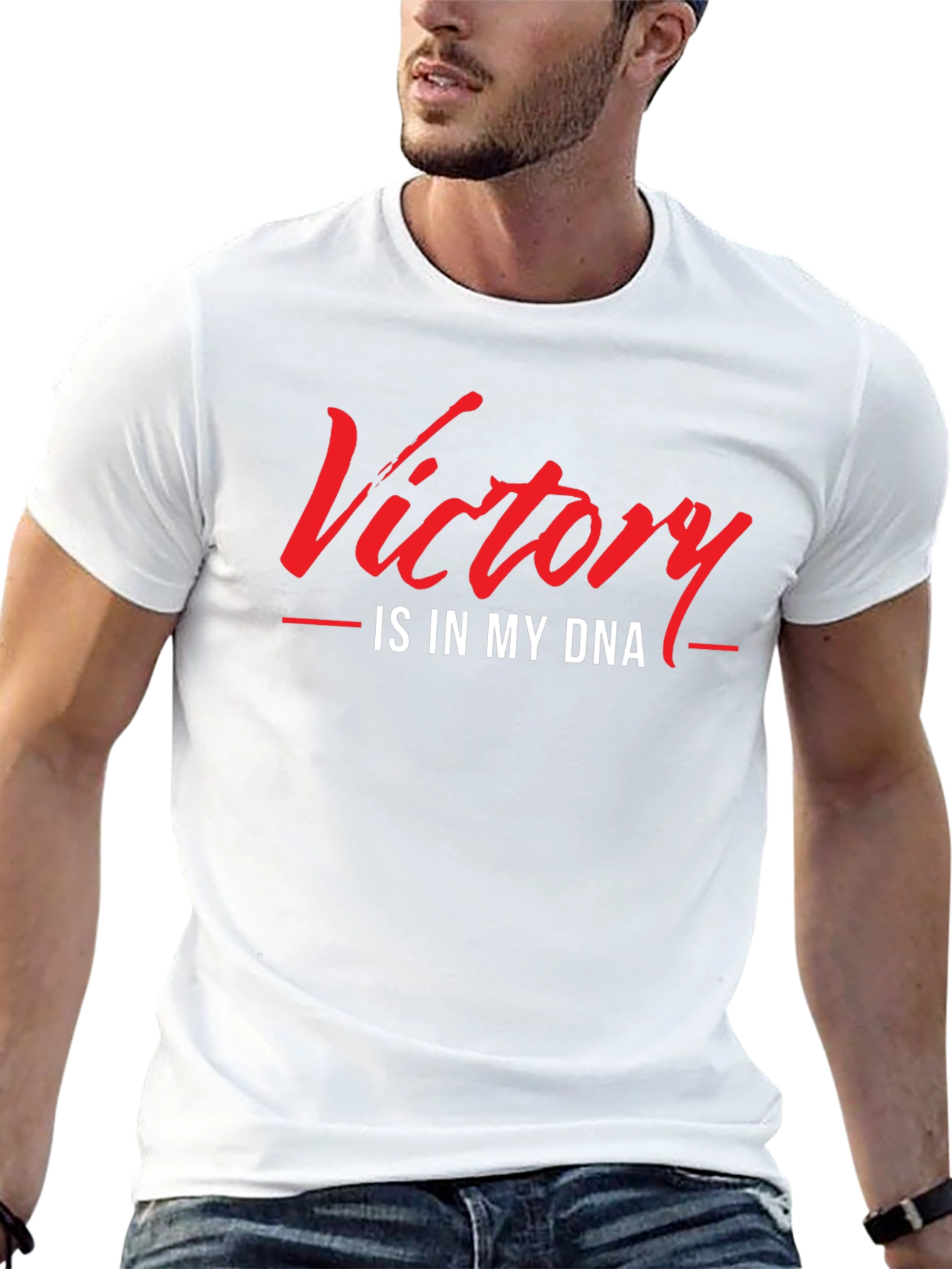 Victory is in My DNA T-Shirt - Black
