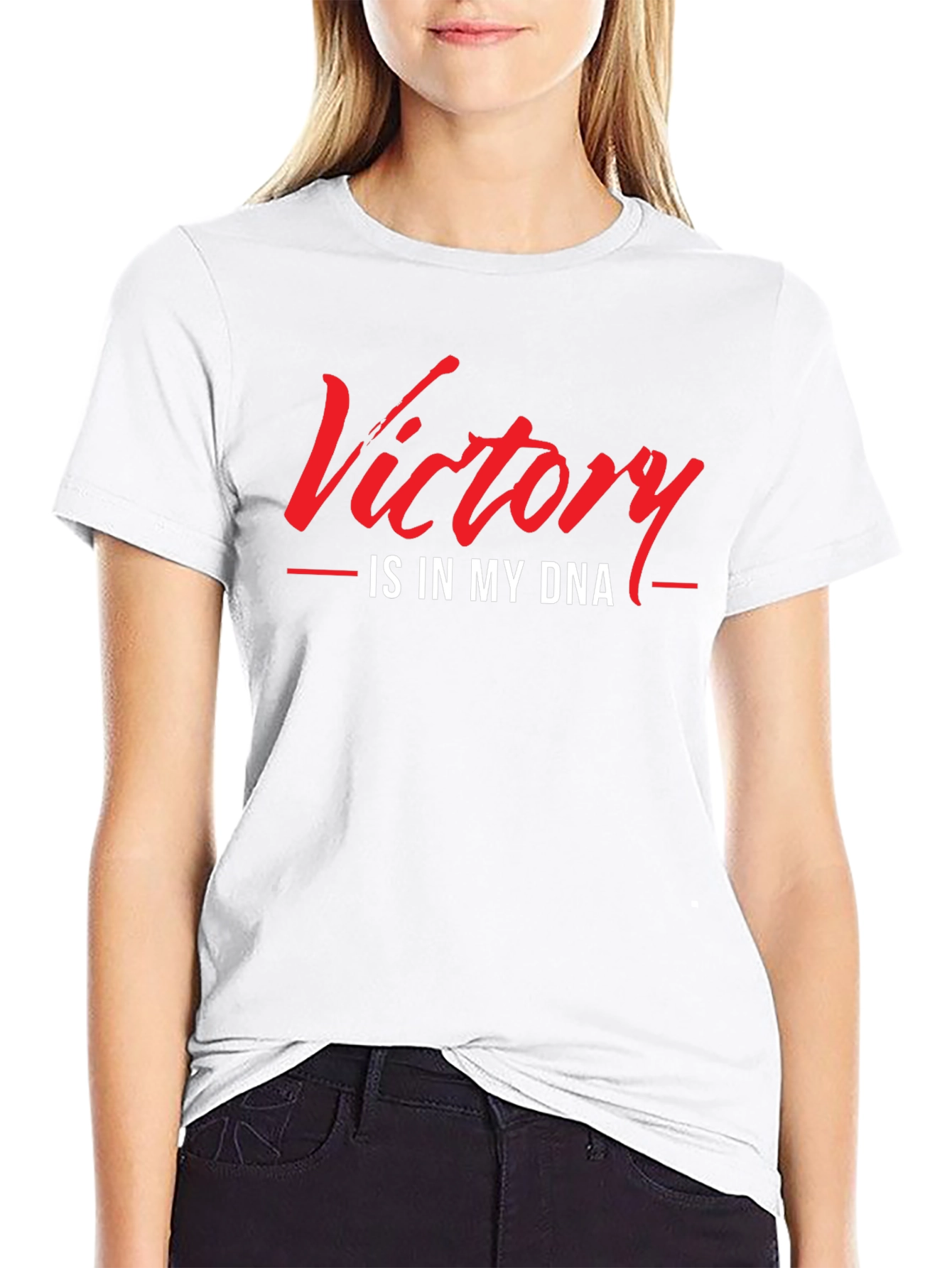 Victory is in My DNA T-Shirt - Black