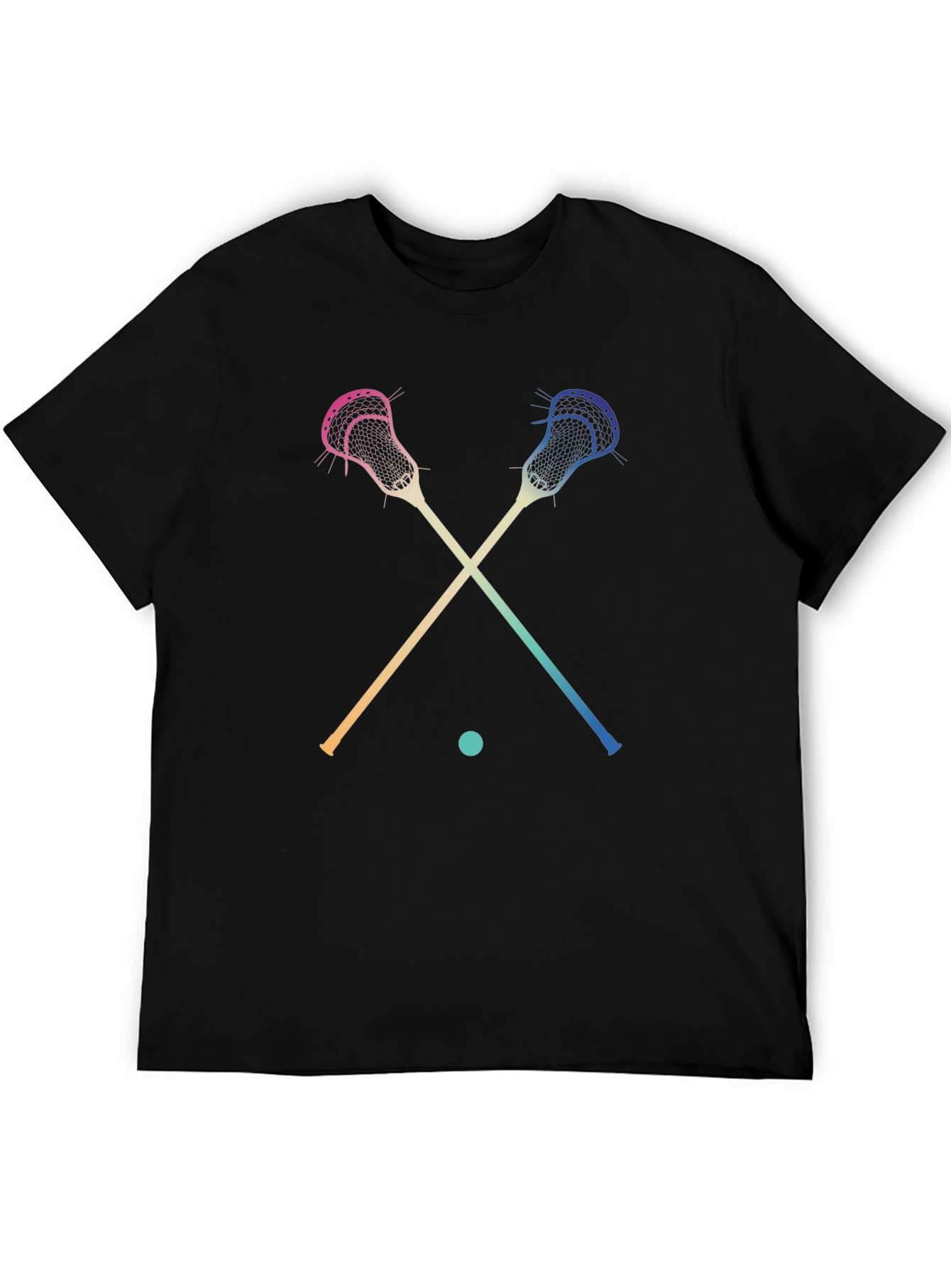 Lacrosse Sticks Graphic Tee - Sports Fan Apparel