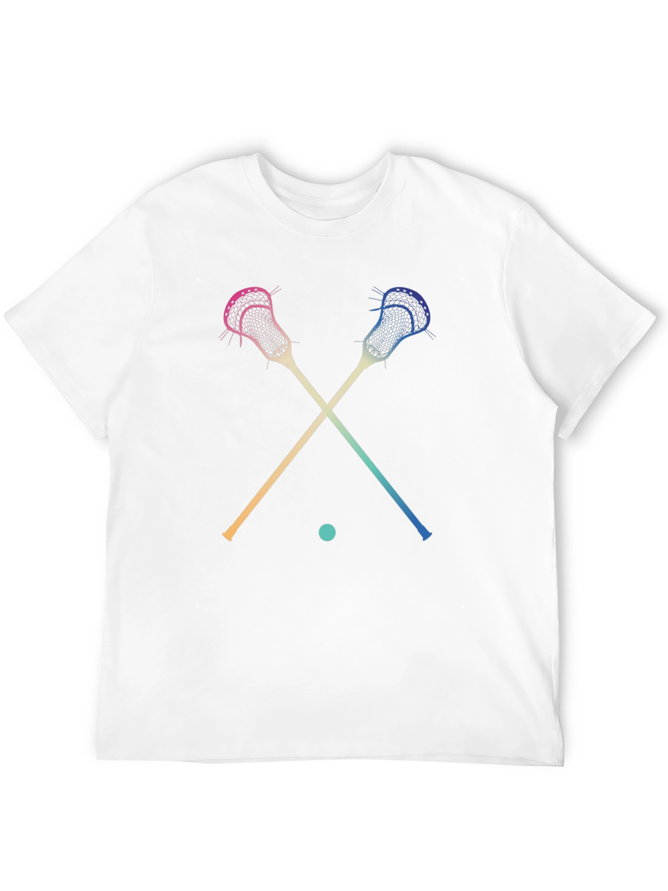 Lacrosse Sticks Graphic Tee - Sports Fan Apparel