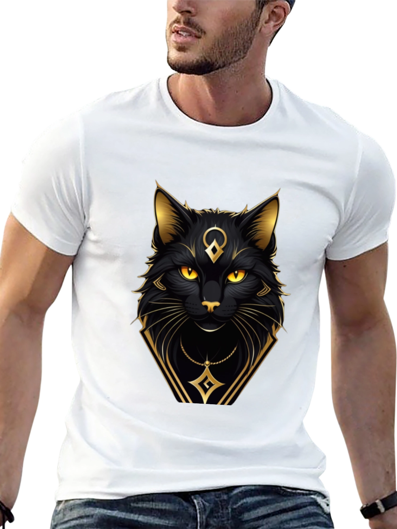 Mystic Black Cat T-Shirt