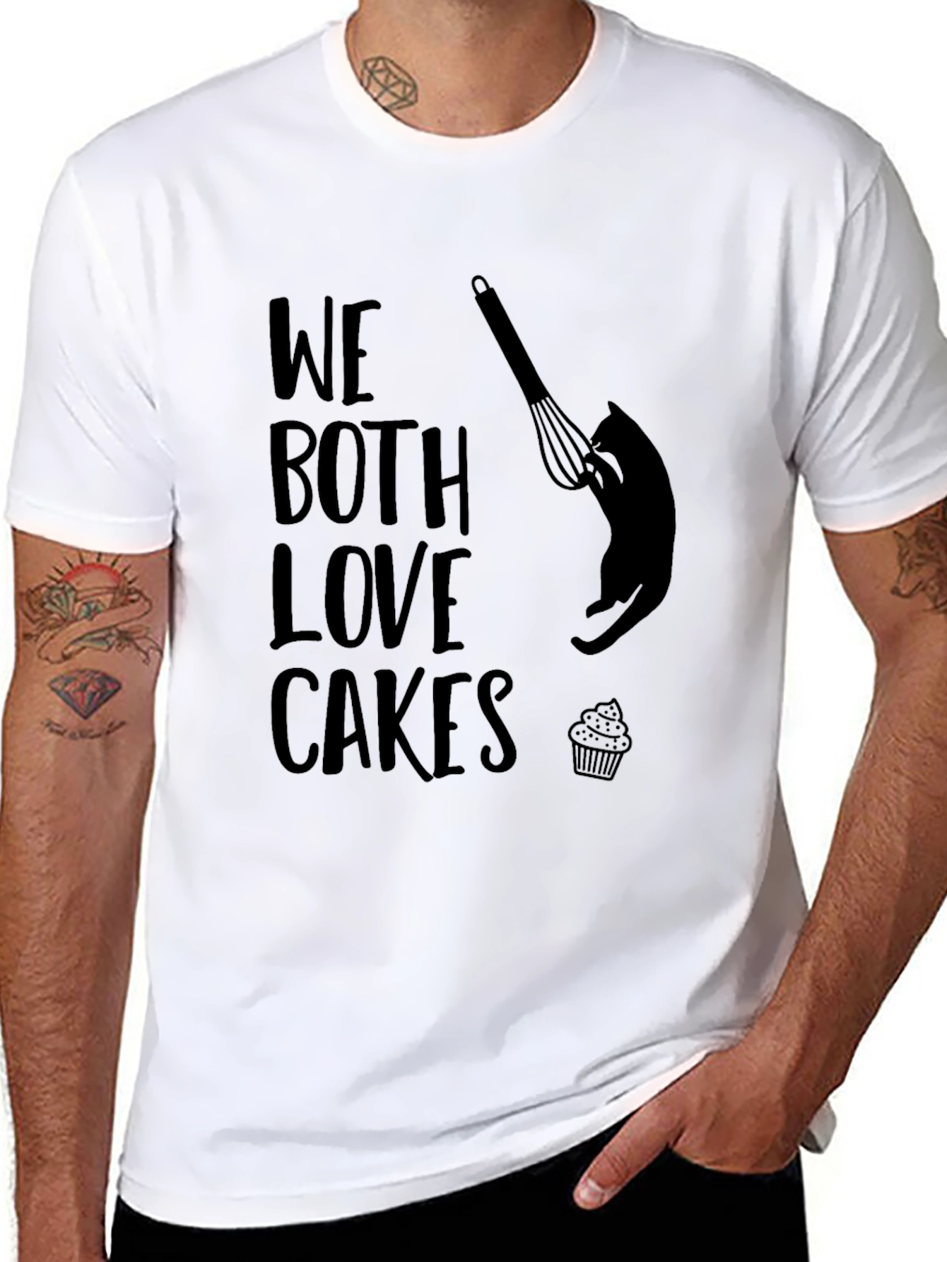 We Both Love Cakes Graphic T-Shirt