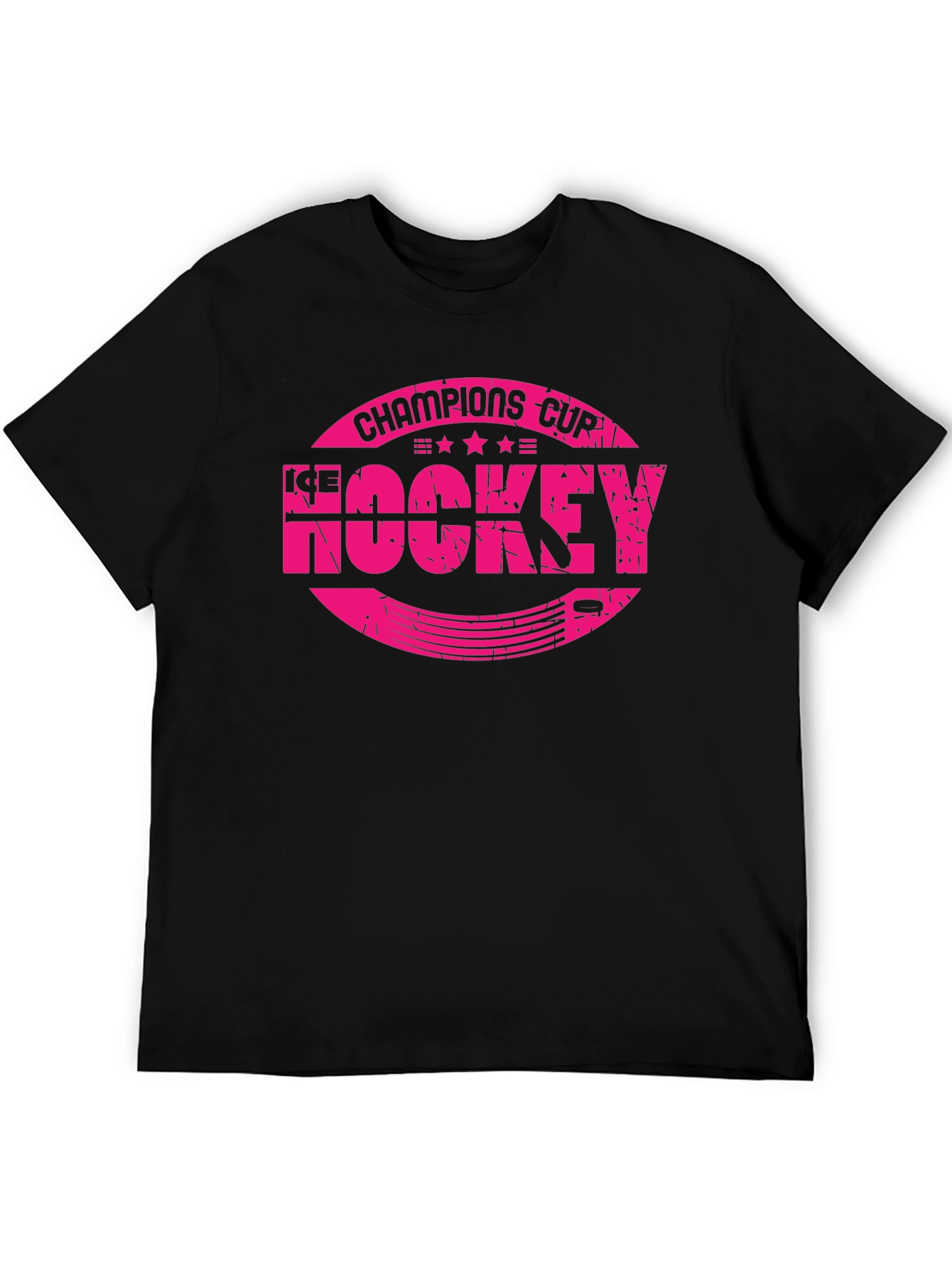 Champions Cup Ice Hockey Graphic T-Shirt