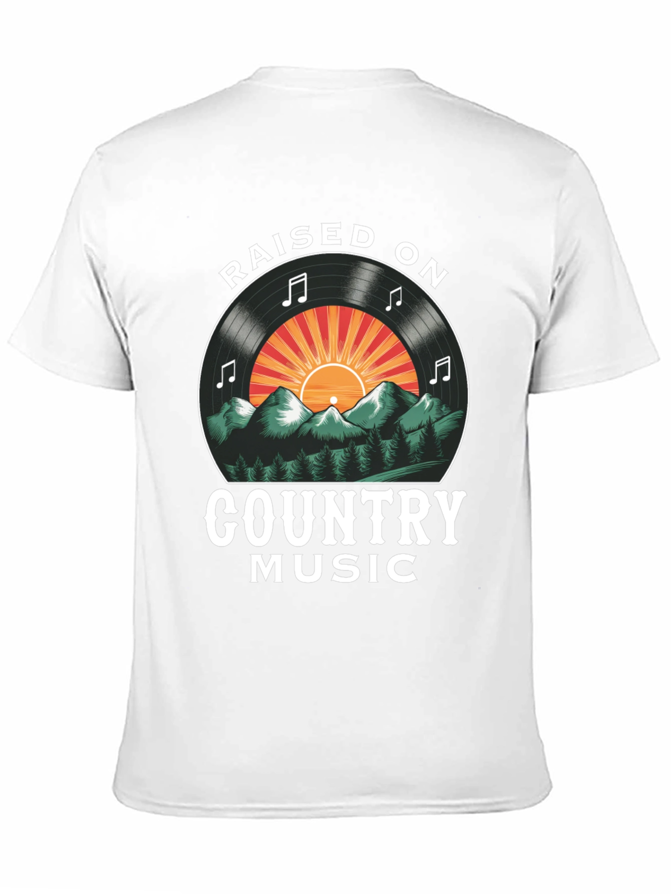 Raised on Country Music Graphic Tee
