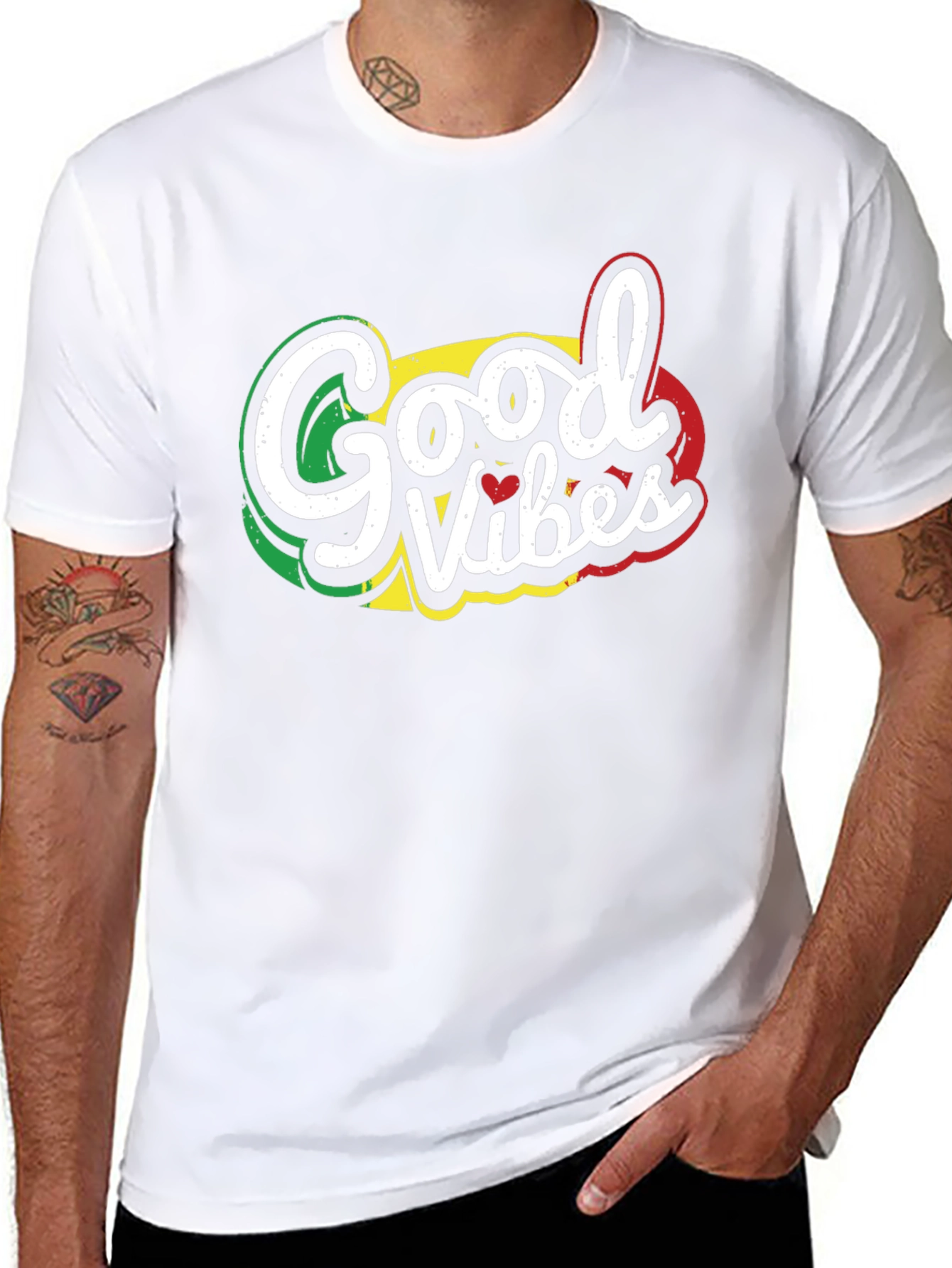 Good Vibes Graphic T-Shirt - Black