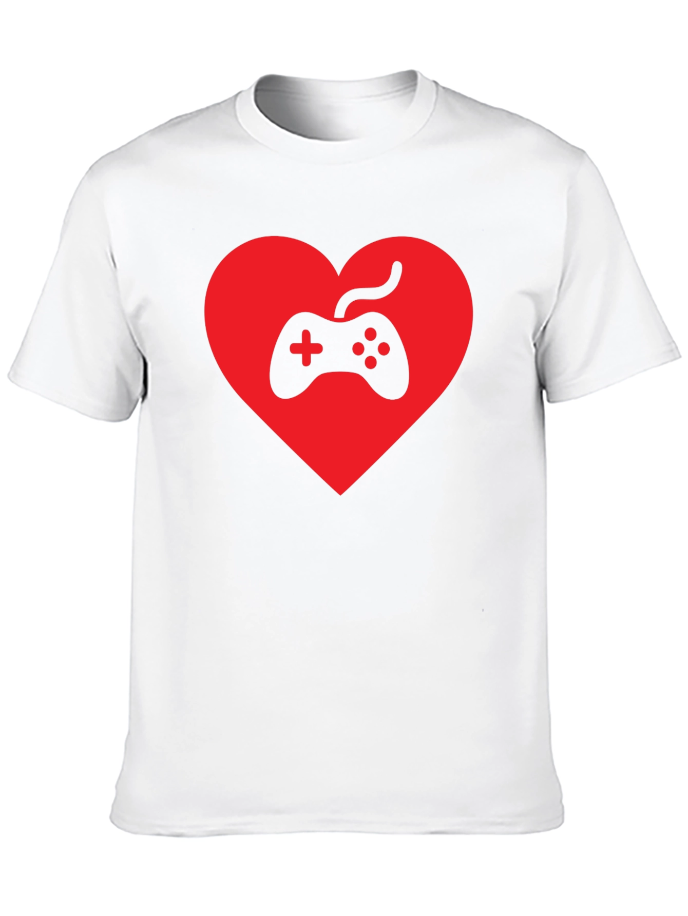 Gamer Heart T-Shirt - Love Gaming Tee