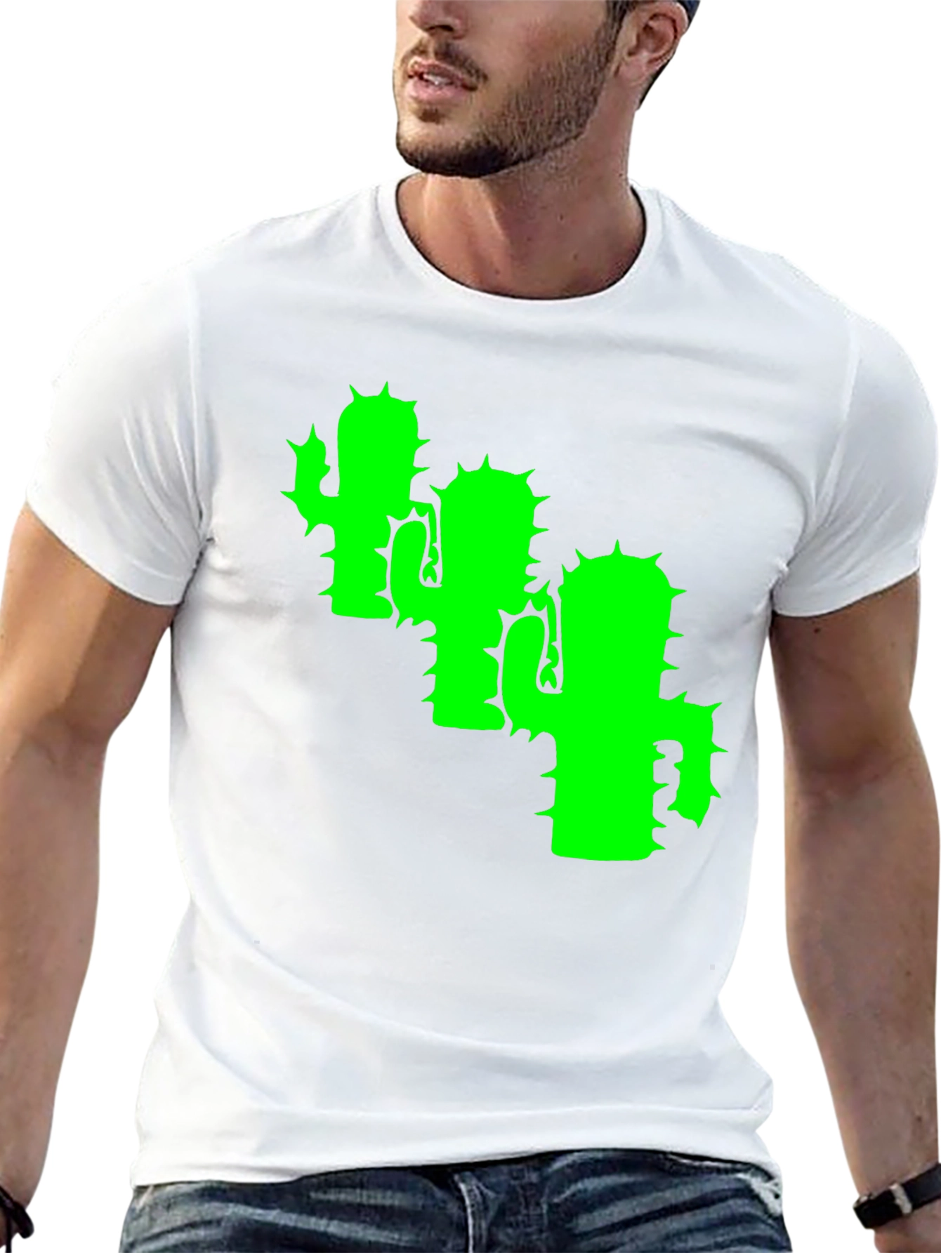 Cactus T-Shirt - Black Cotton Tee