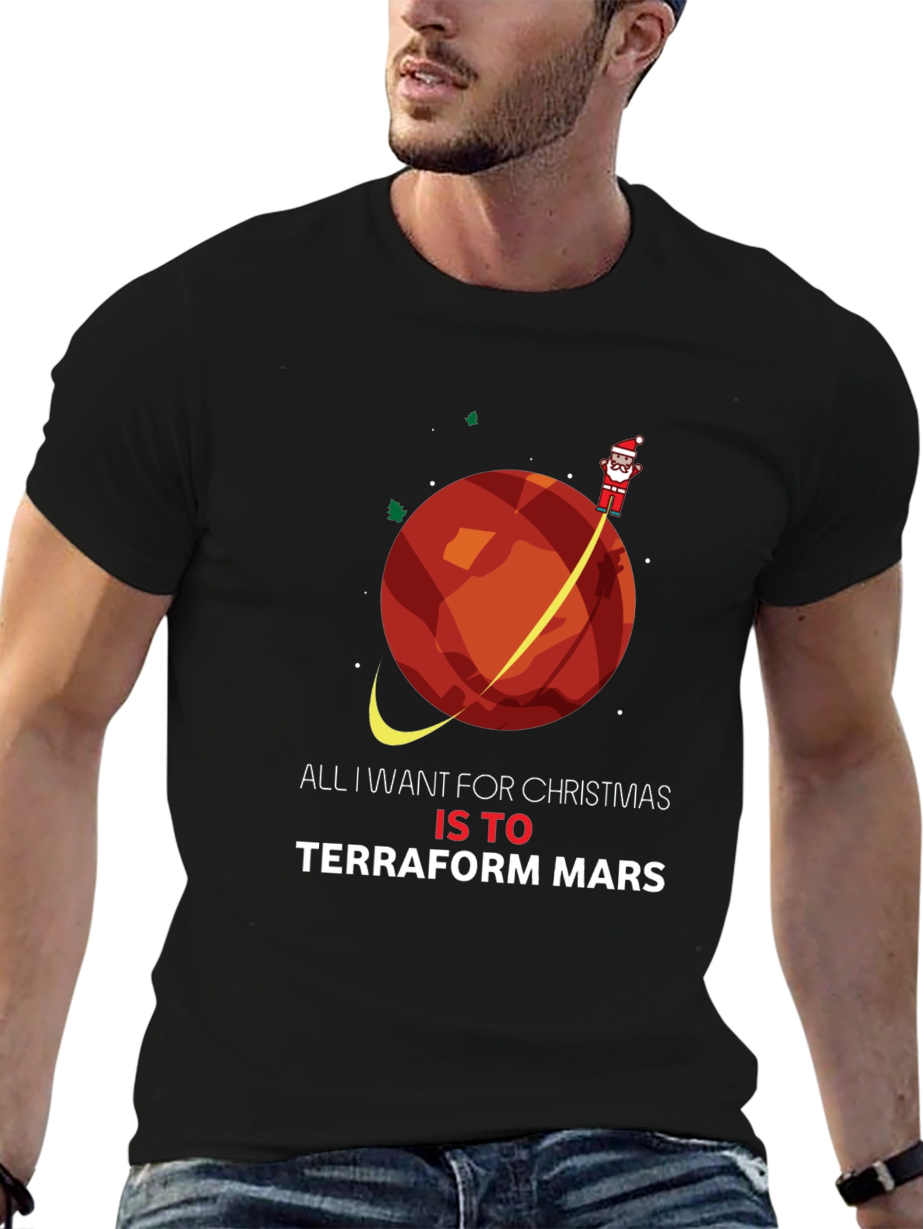 Terraform Mars Christmas T-Shirt