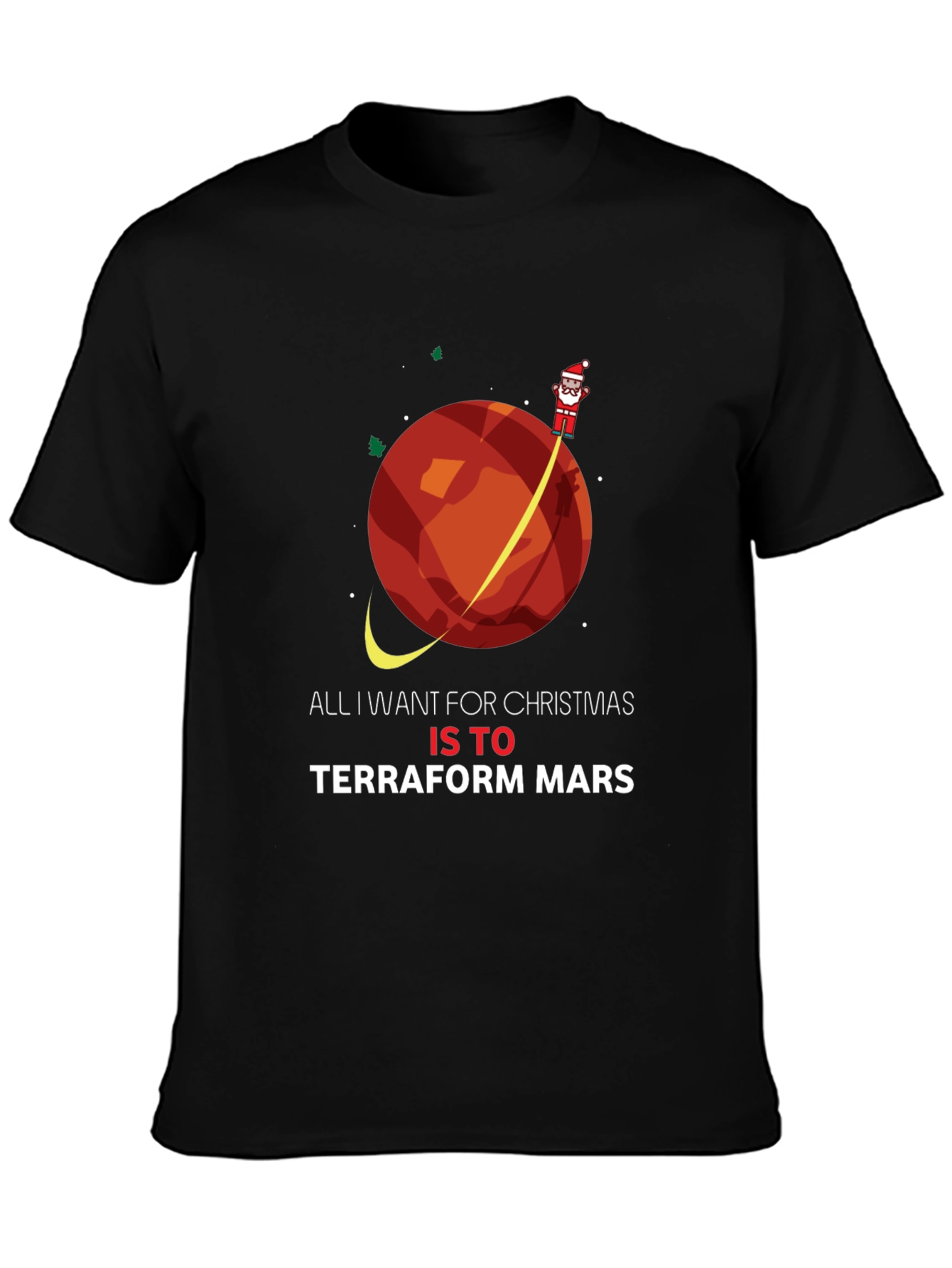Terraform Mars Christmas T-Shirt