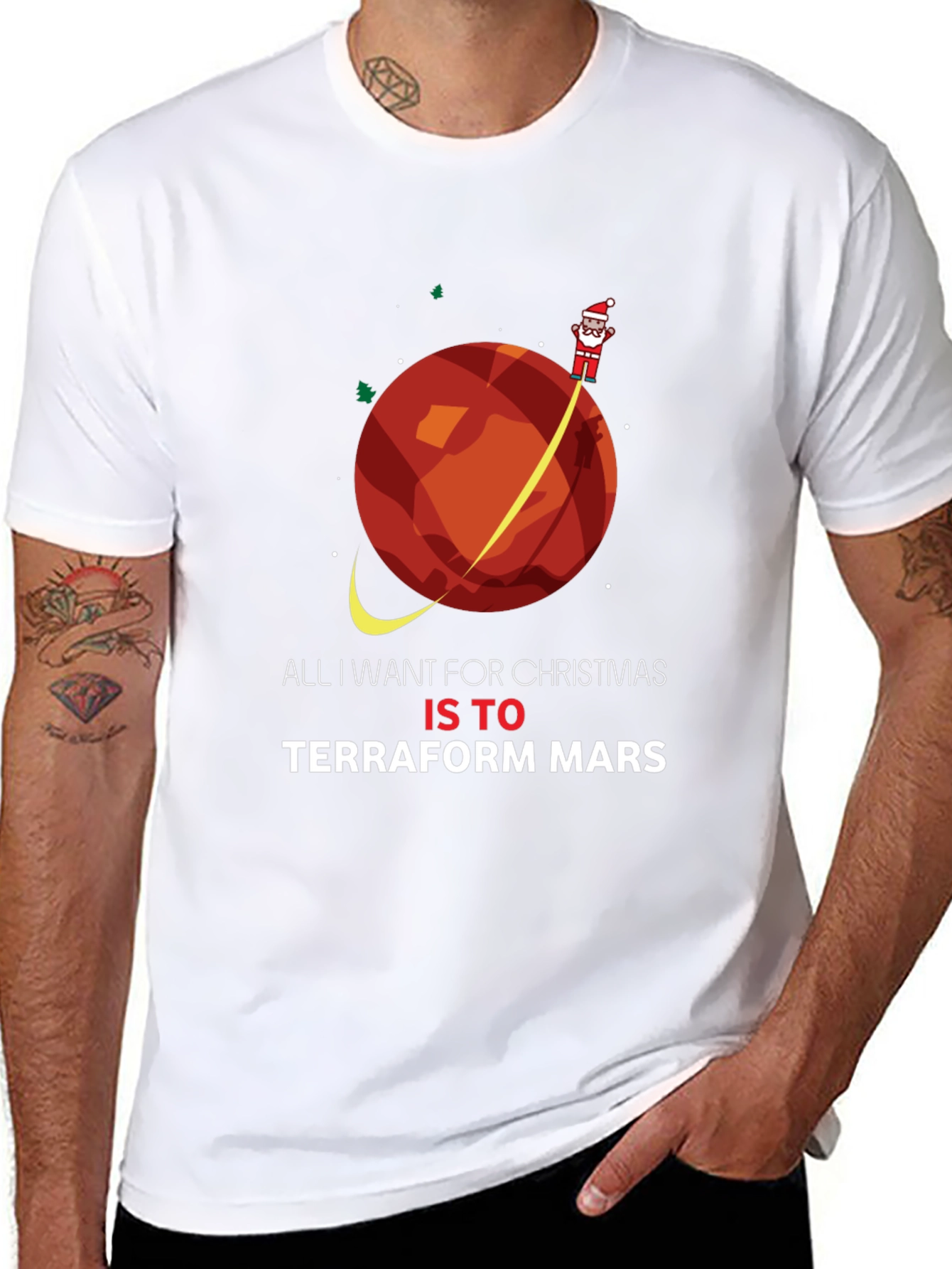 Terraform Mars Christmas T-Shirt