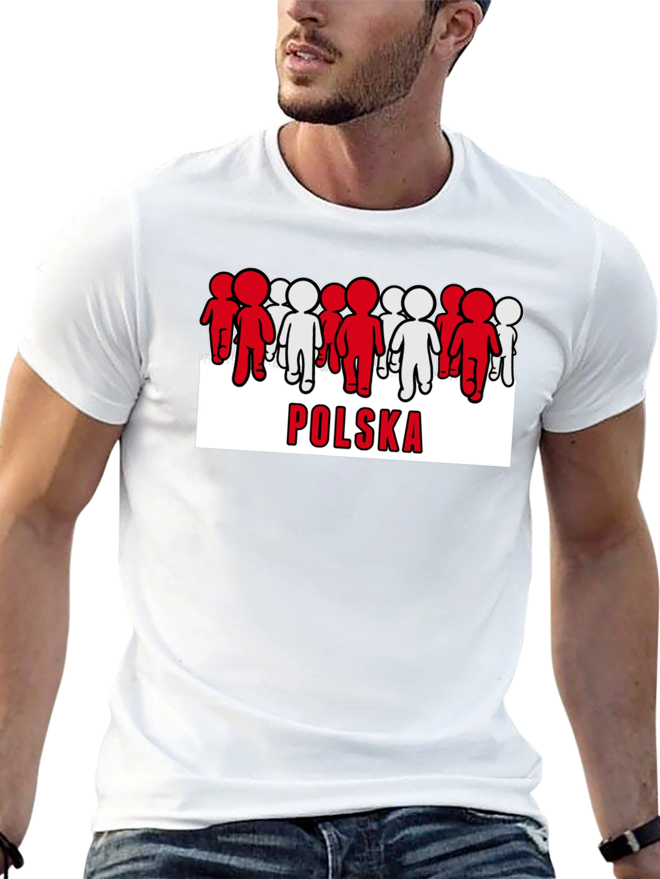 Poland Polska T-Shirt Graphic Tee Unisex