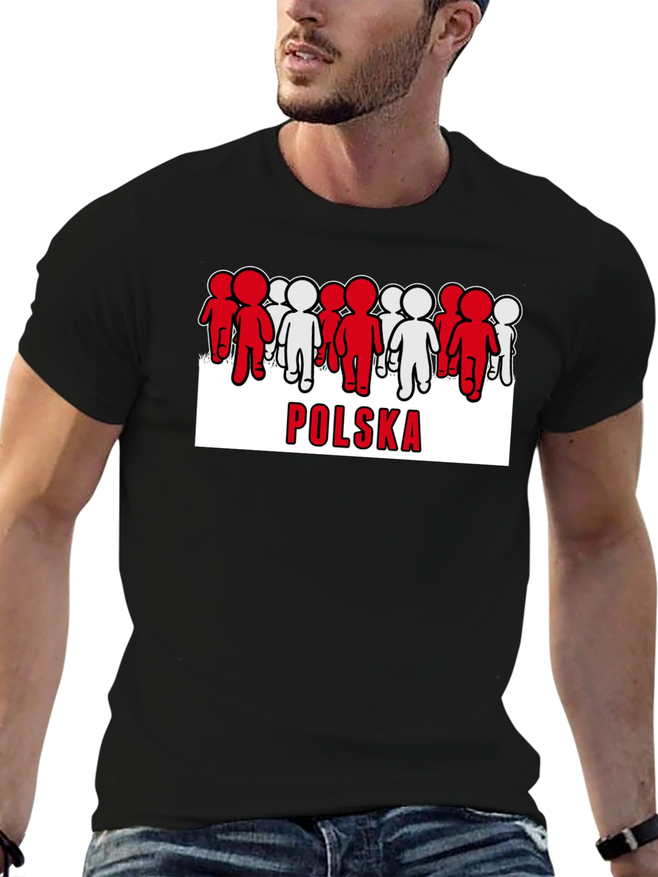 Poland Polska T-Shirt Graphic Tee Unisex