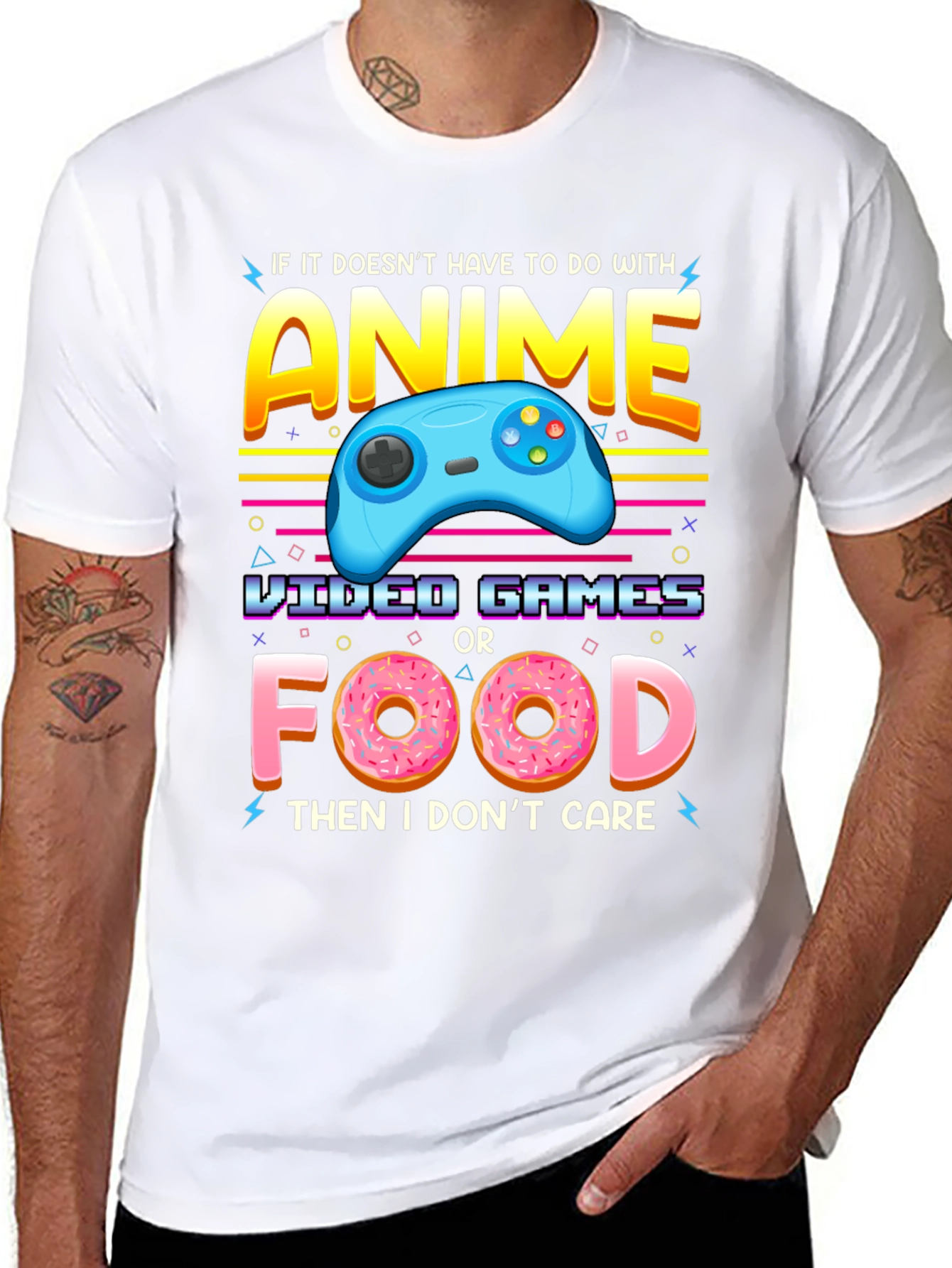 Anime Video Games Food T-Shirt