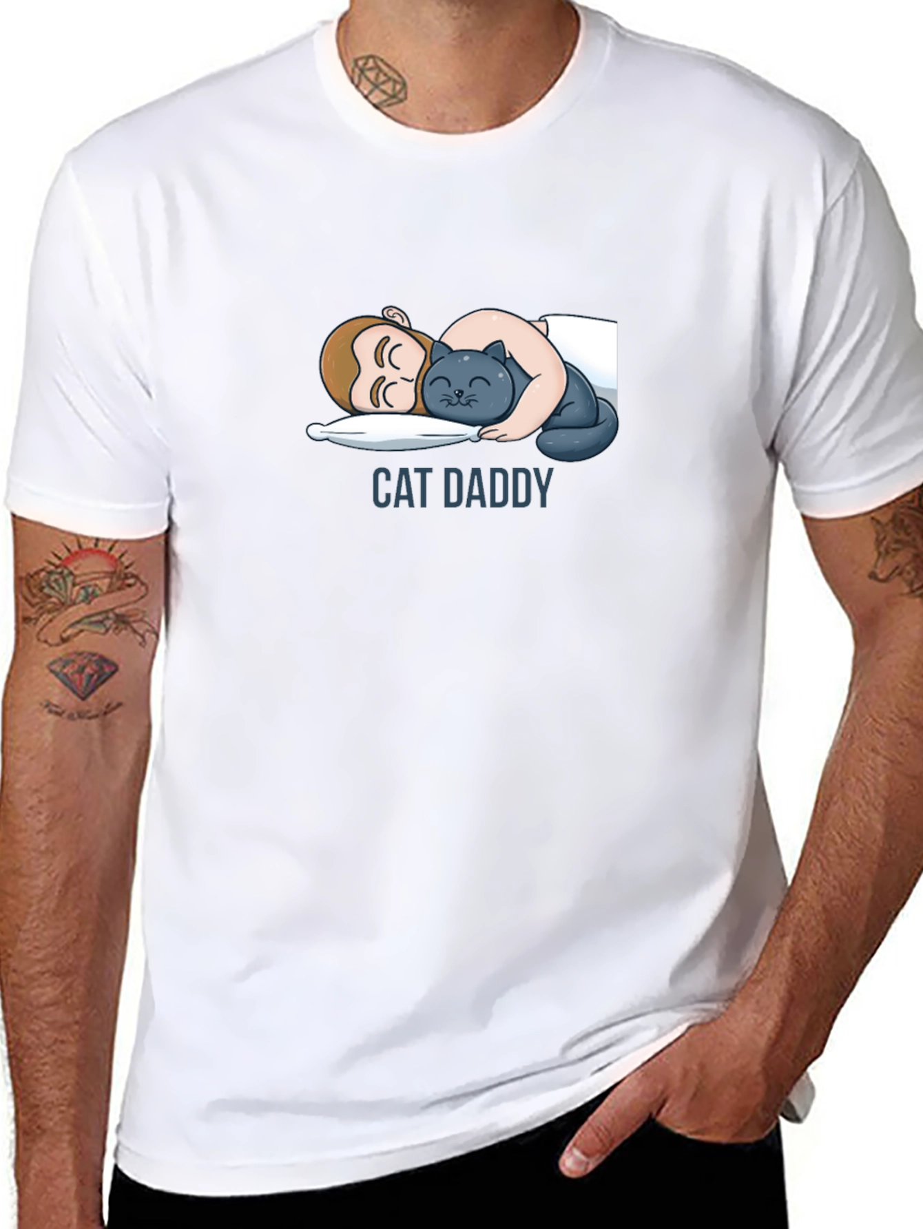 Cat Daddy T-Shirt - Pet Lovers Tee