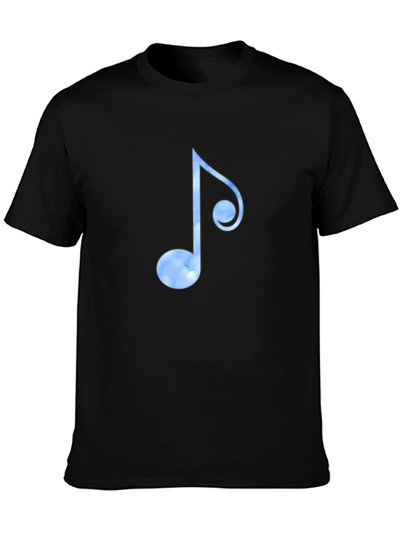 Sky Note Graphic Black T-Shirt