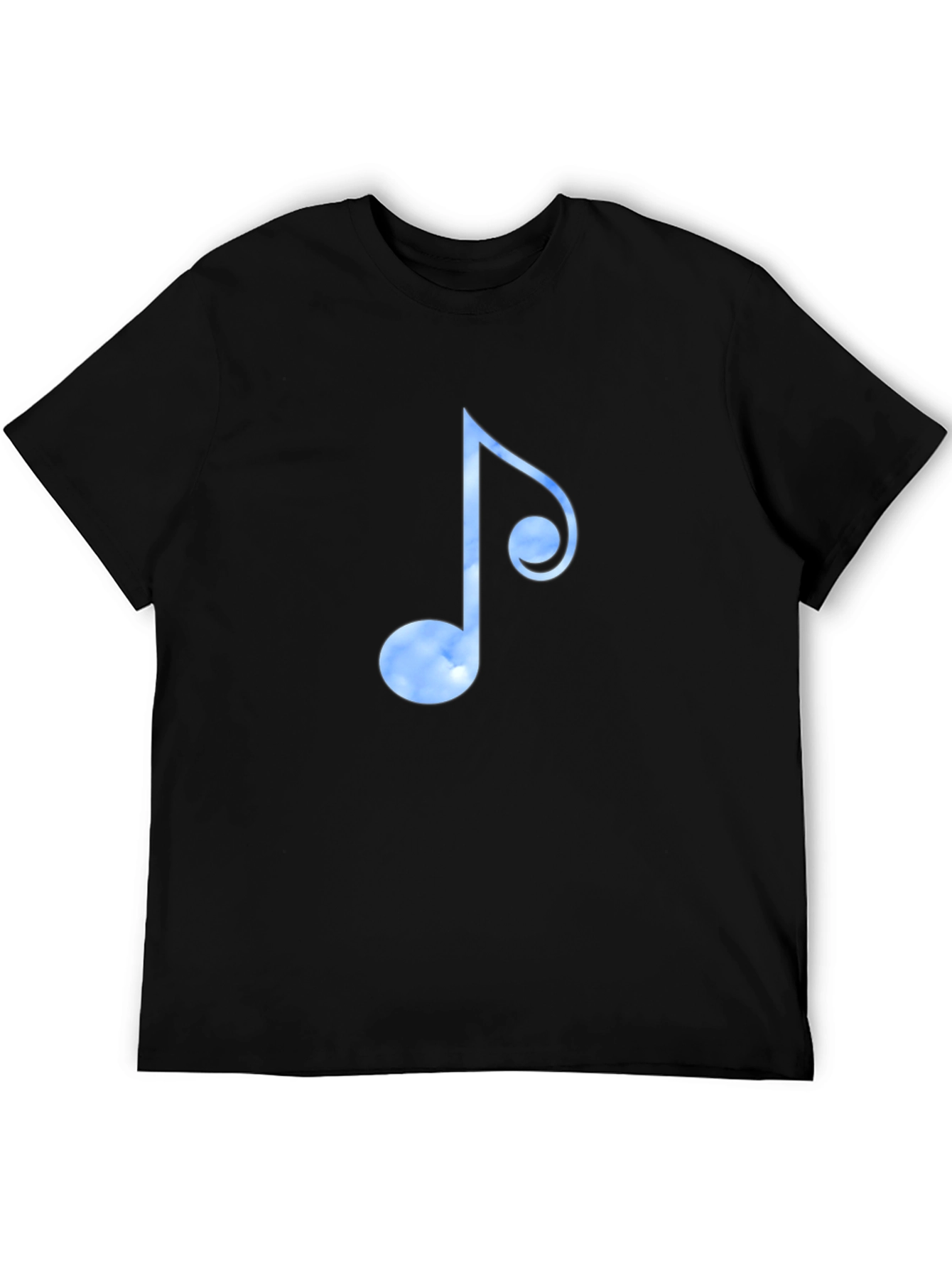 Sky Note Graphic Black T-Shirt