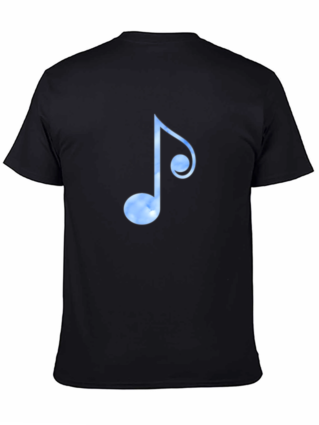 Sky Note Graphic Black T-Shirt
