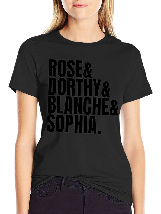 Golden Girls Name Stack T-Shirt