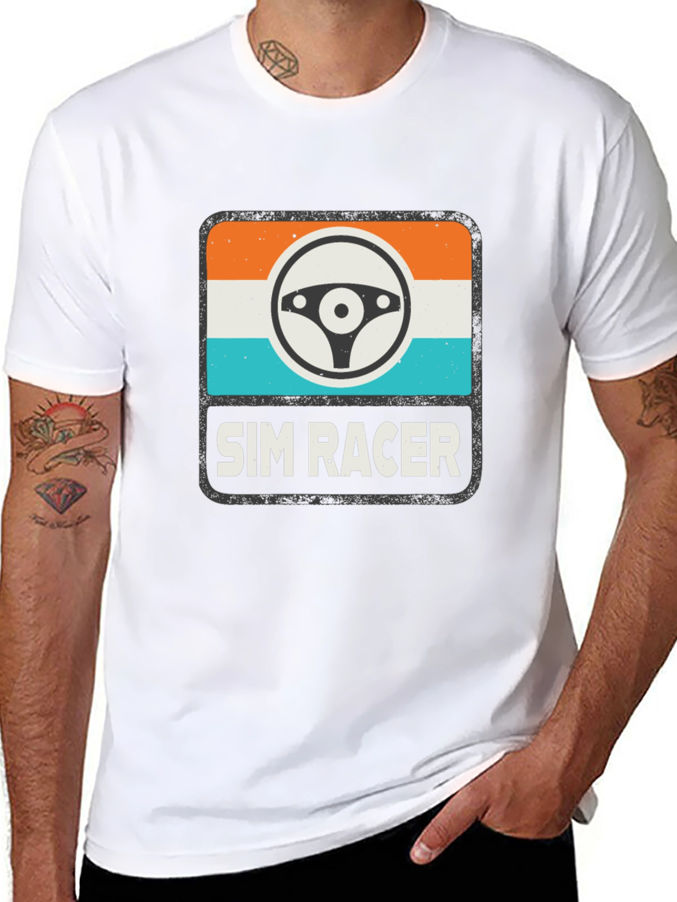 Sim Racer T-Shirt - Driving Game Enthusiast Tee