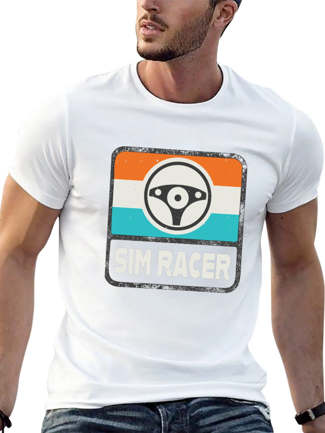 Sim Racer T-Shirt - Driving Game Enthusiast Tee