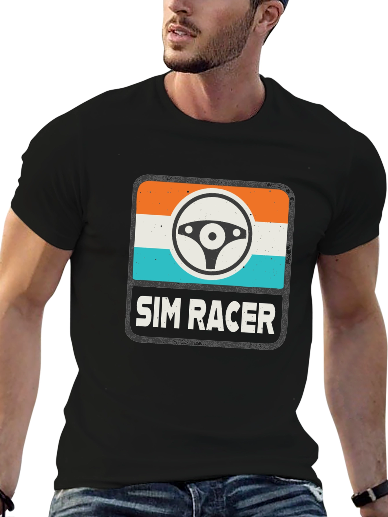 Sim Racer T-Shirt - Driving Game Enthusiast Tee
