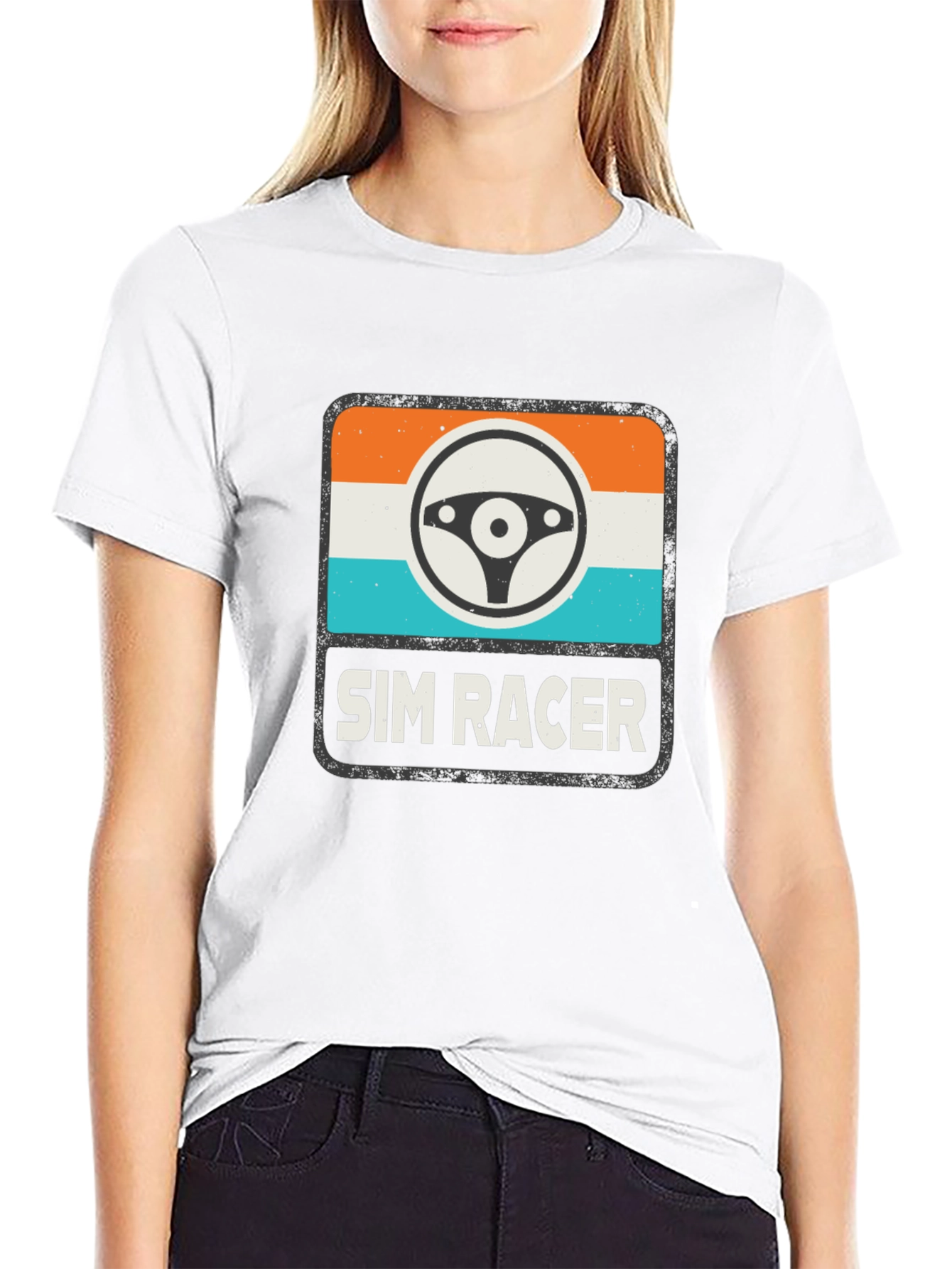 Sim Racer T-Shirt - Driving Game Enthusiast Tee