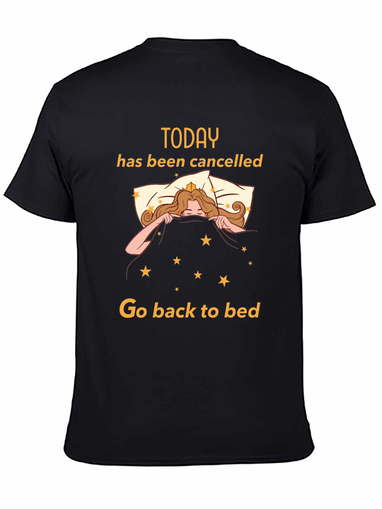 Today Cancelled Black T-Shirt