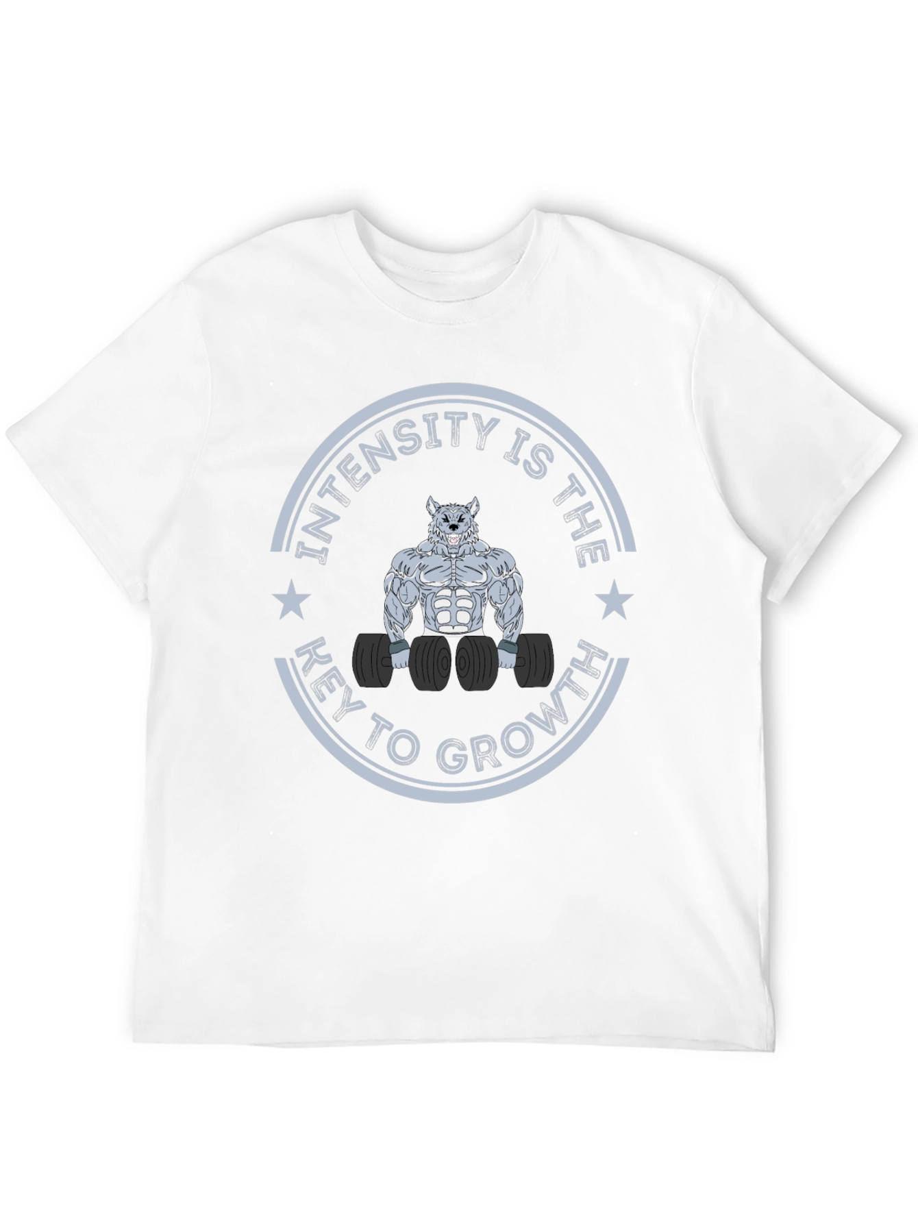 Intensity Wolf Graphic T-Shirt for Fitness Enthusiasts