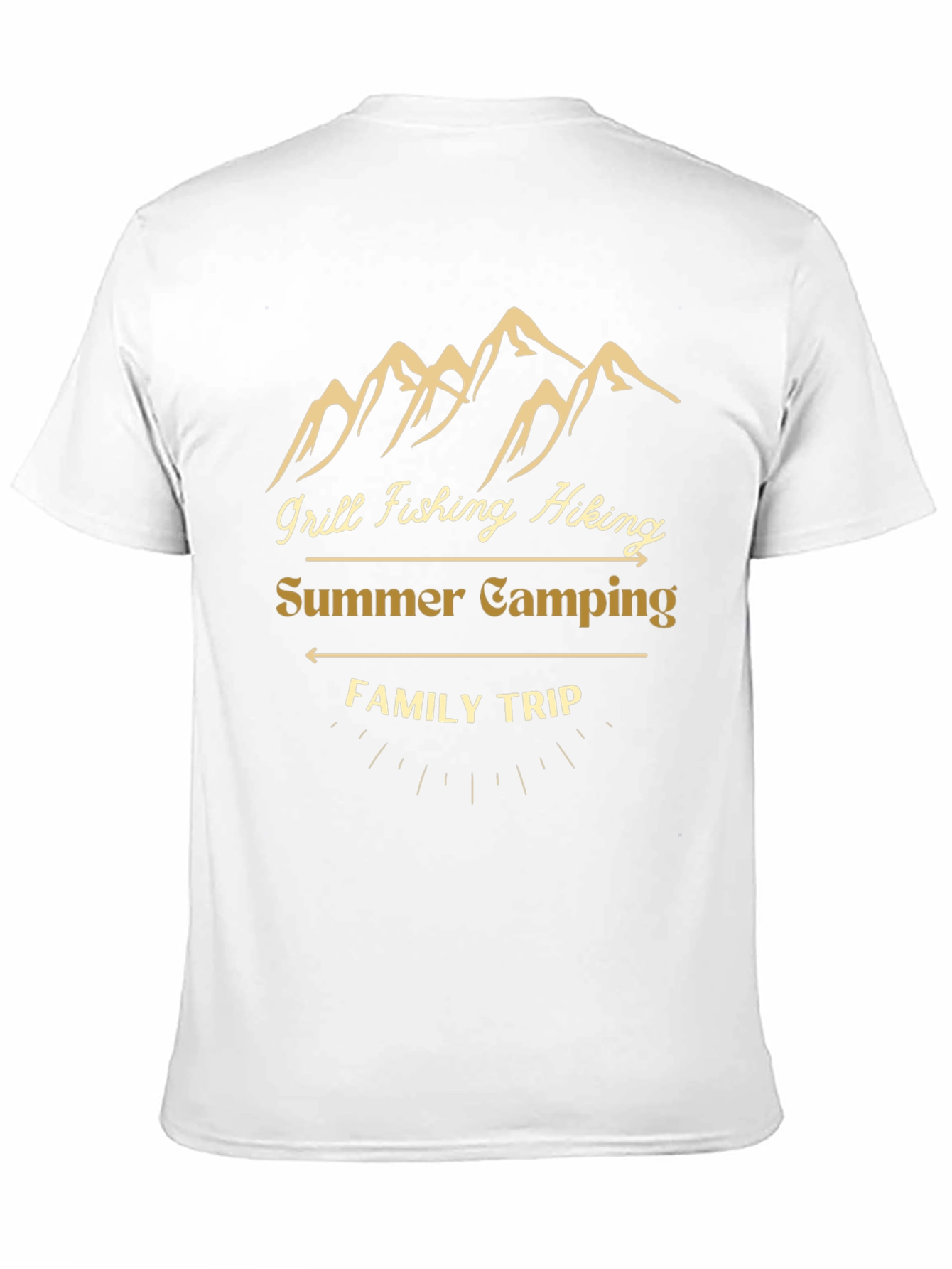 Summer Family Camping Trip Graphic Tee