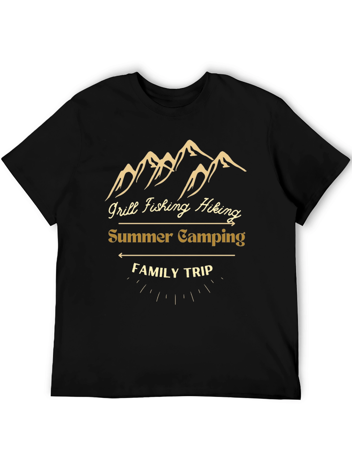 Summer Family Camping Trip Graphic Tee