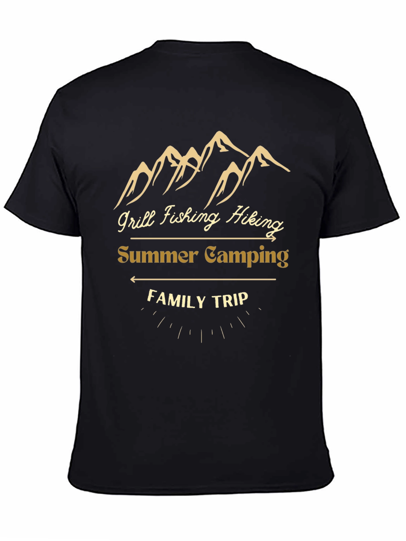 Summer Family Camping Trip Graphic Tee