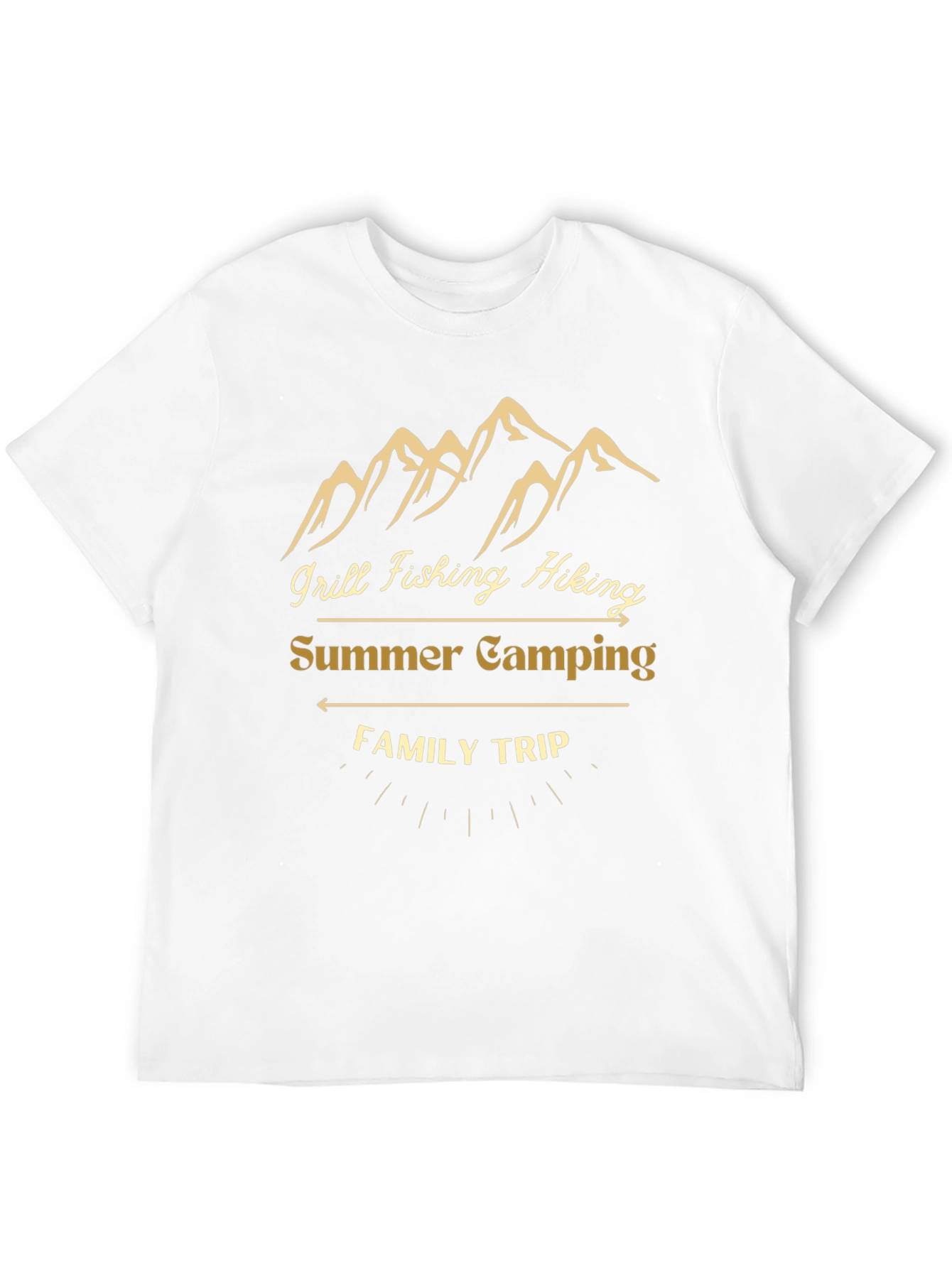 Summer Family Camping Trip Graphic Tee