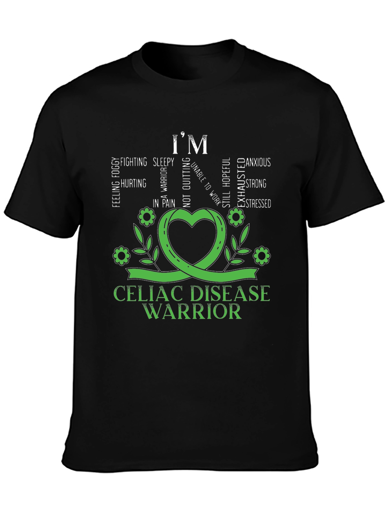 Celiac Disease Warrior Graphic T-Shirt