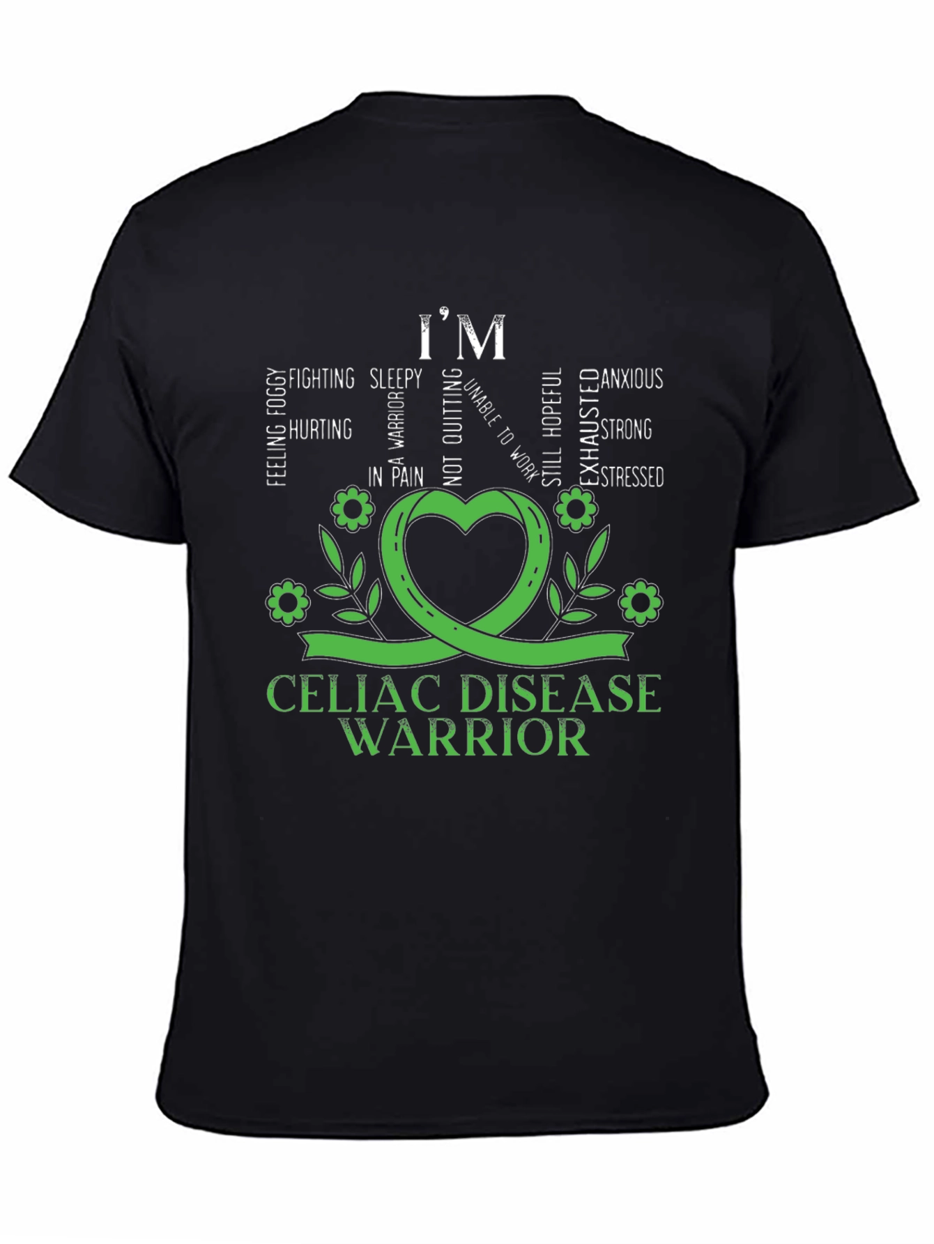 Celiac Disease Warrior Graphic T-Shirt