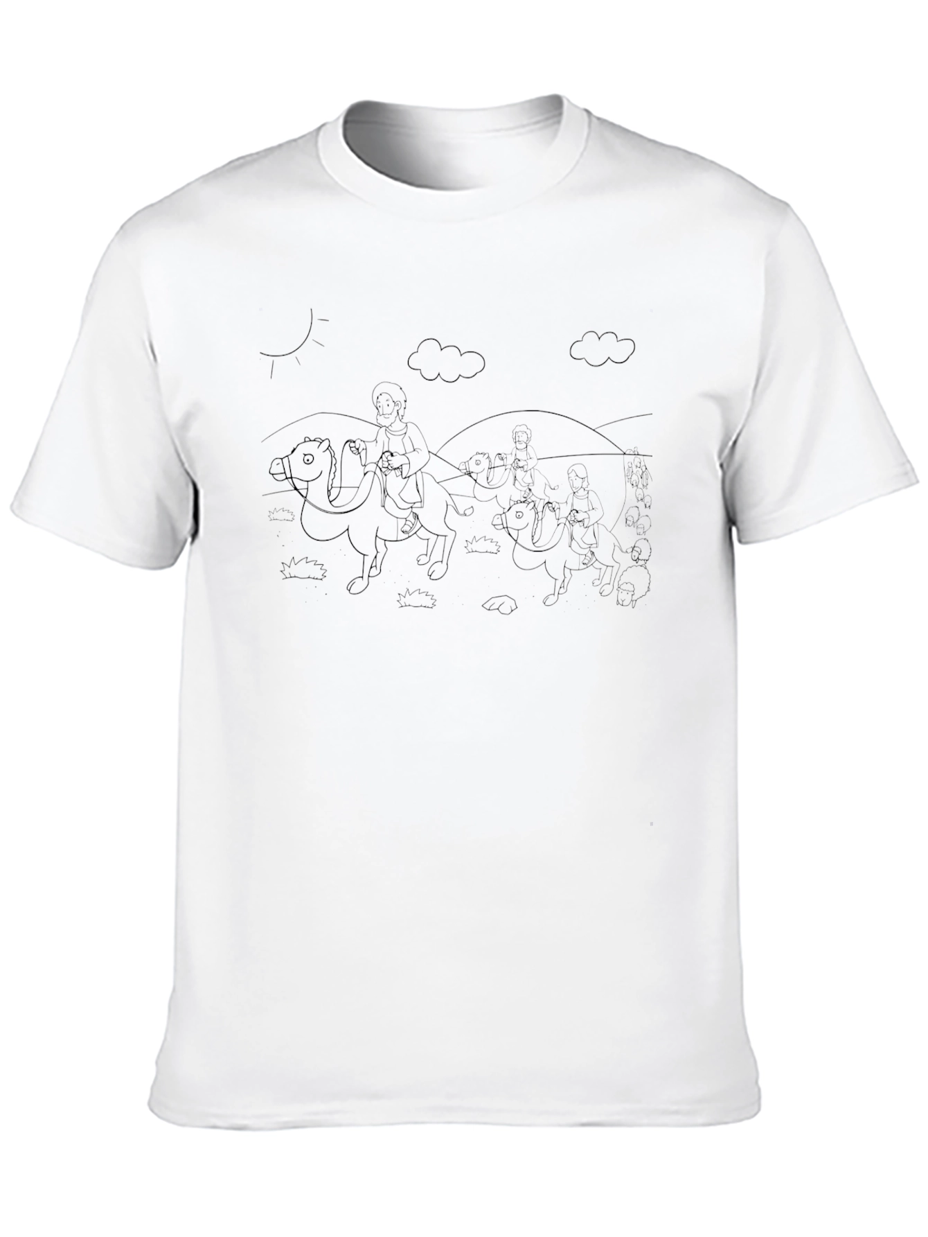 Black Graphic Tee - Three Wise Men