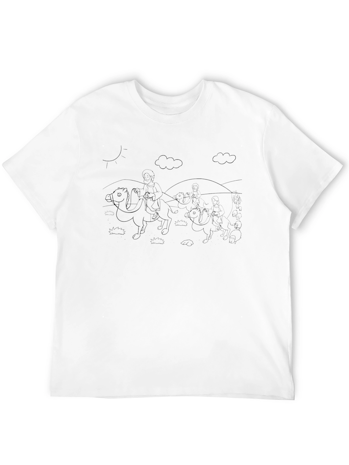 Black Graphic Tee - Three Wise Men