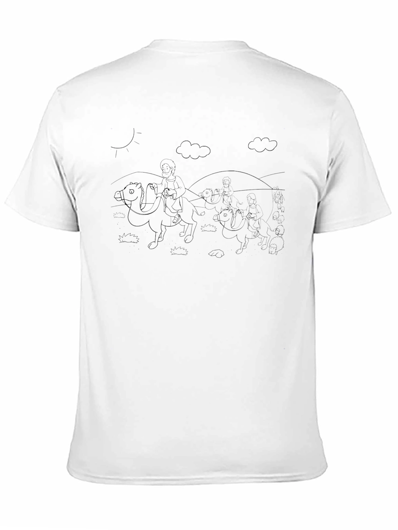 Black Graphic Tee - Three Wise Men