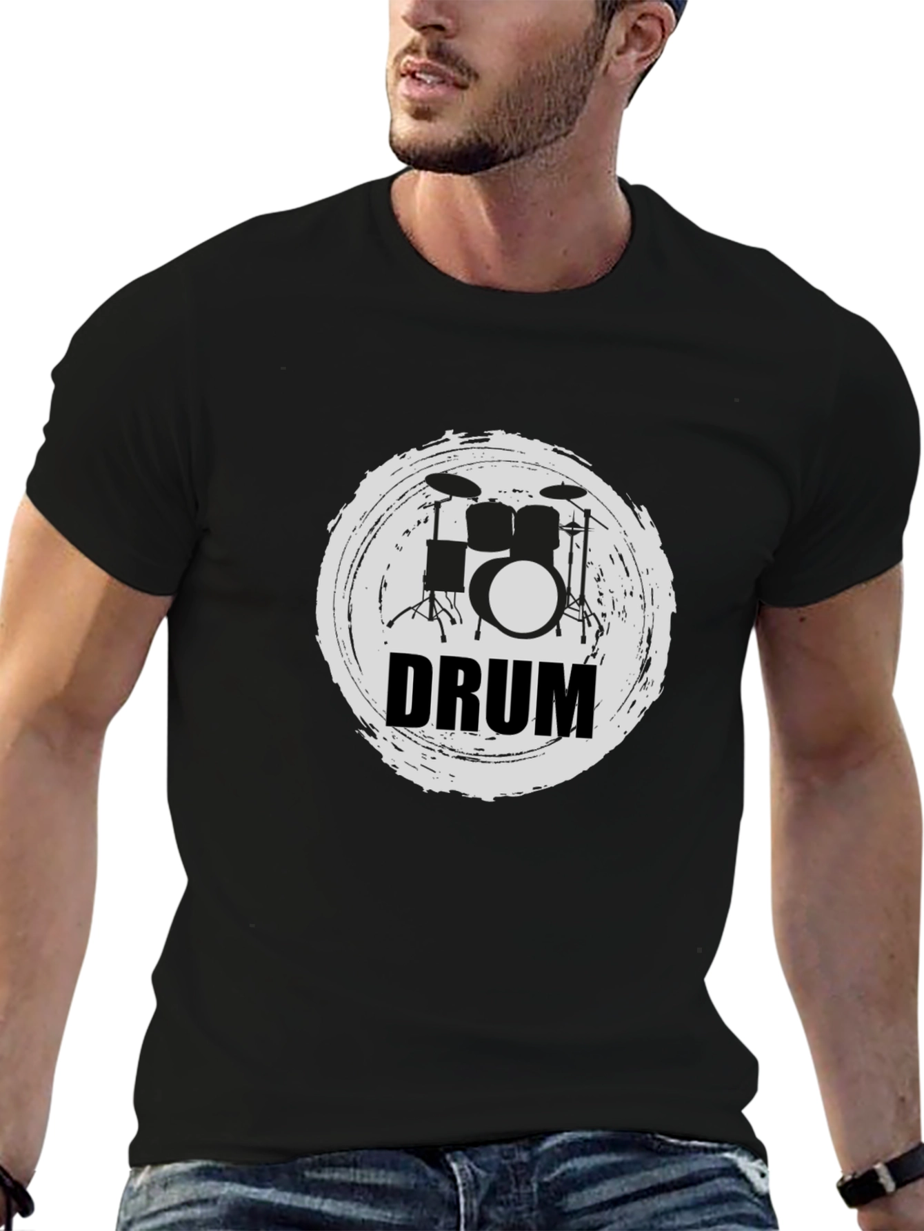 Drum Kit T-Shirt - Music Lover Tee