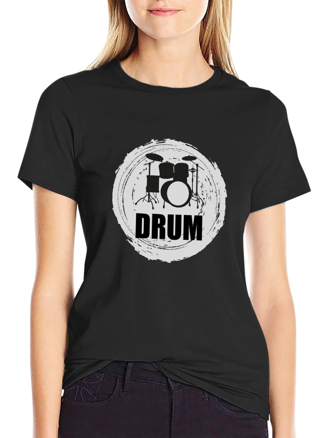 Drum Kit T-Shirt - Music Lover Tee