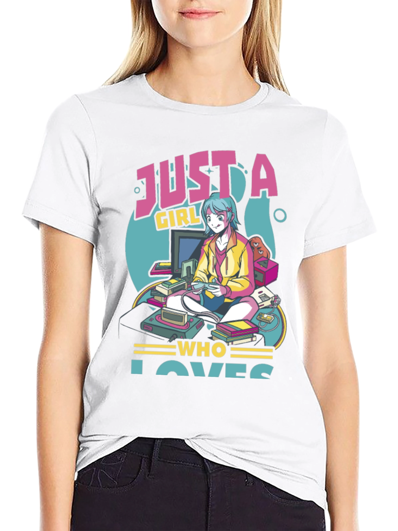 Gamer Girl T-Shirt: Just a Girl Who Loves Games