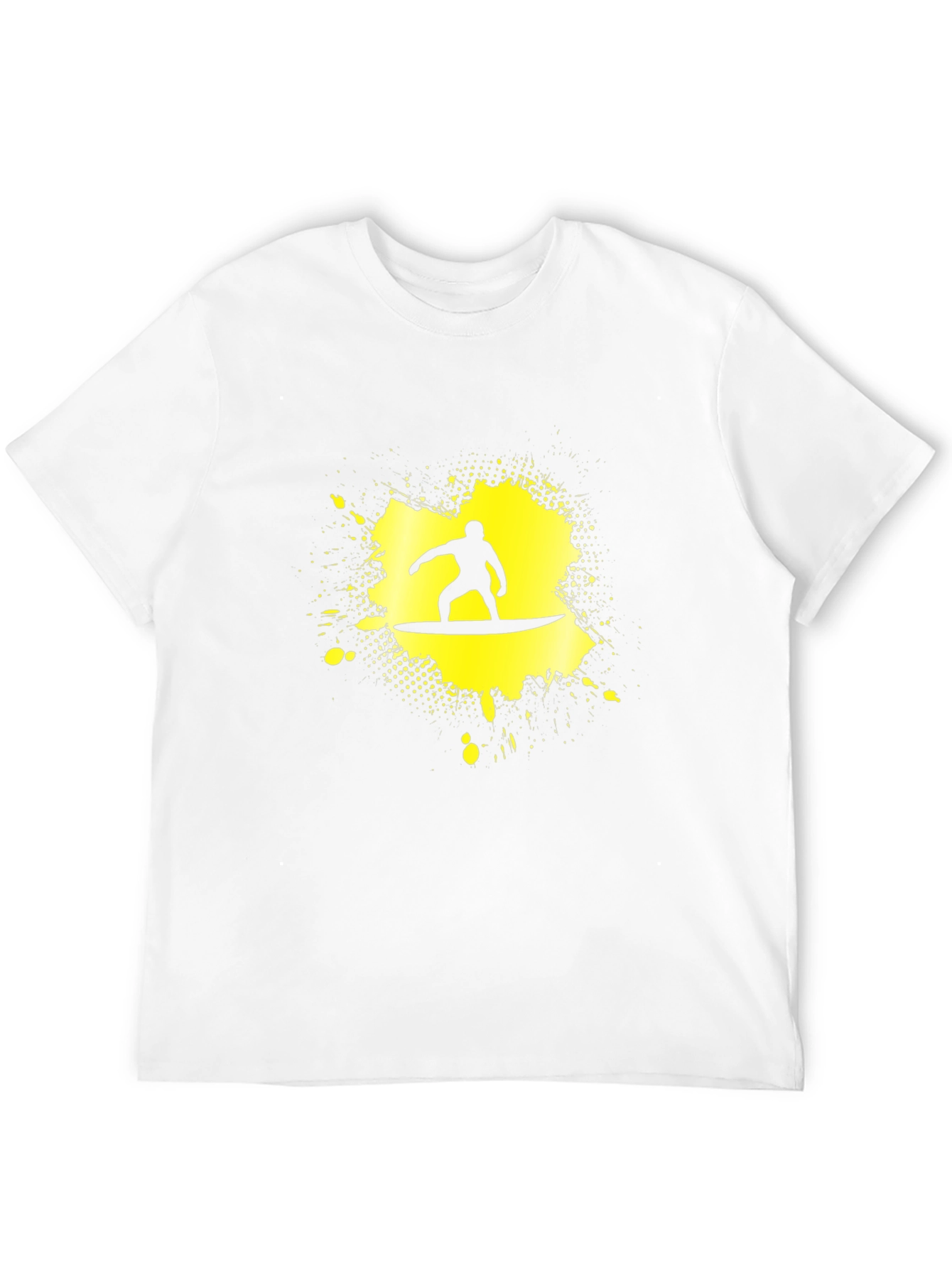 Surfer Graphic Black T-Shirt