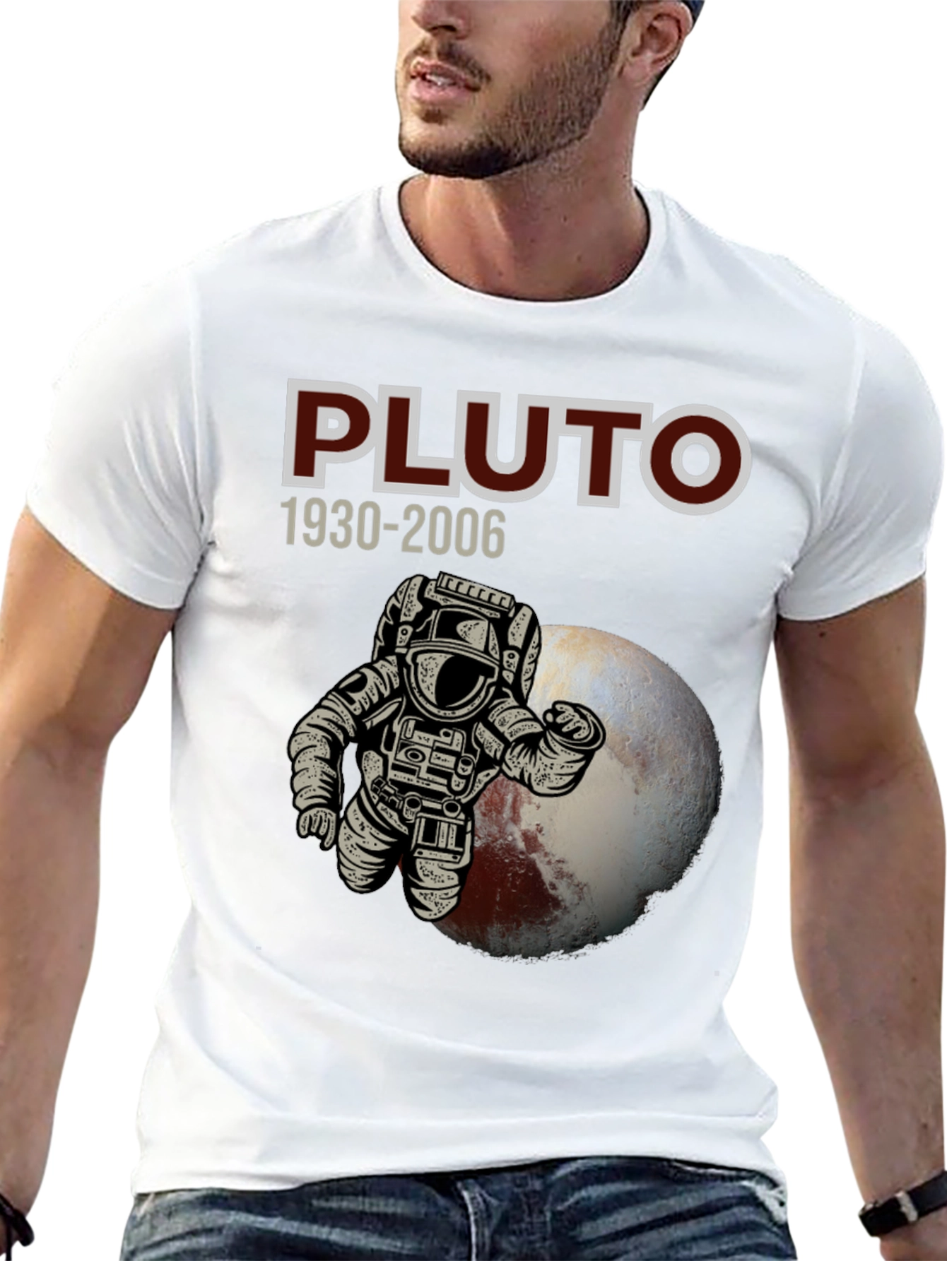 Pluto Astronaut T-Shirt - Never Forget