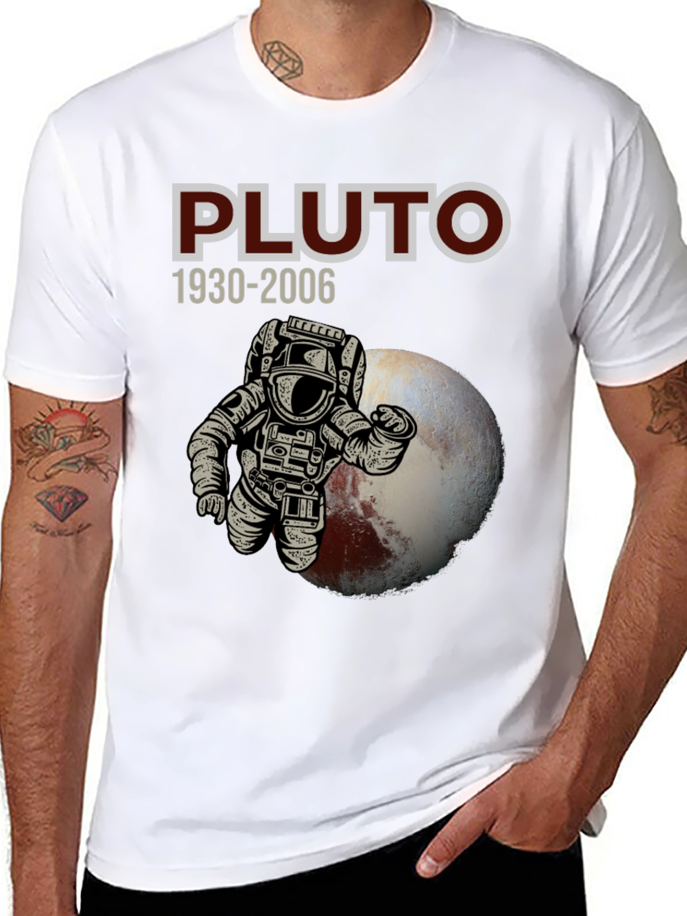 Pluto Astronaut T-Shirt - Never Forget