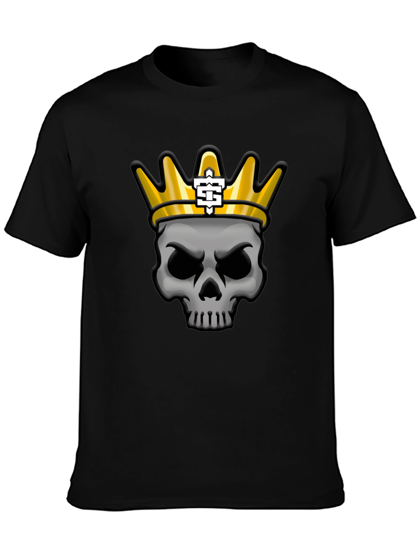 Skull King Graphic T-Shirt - Black