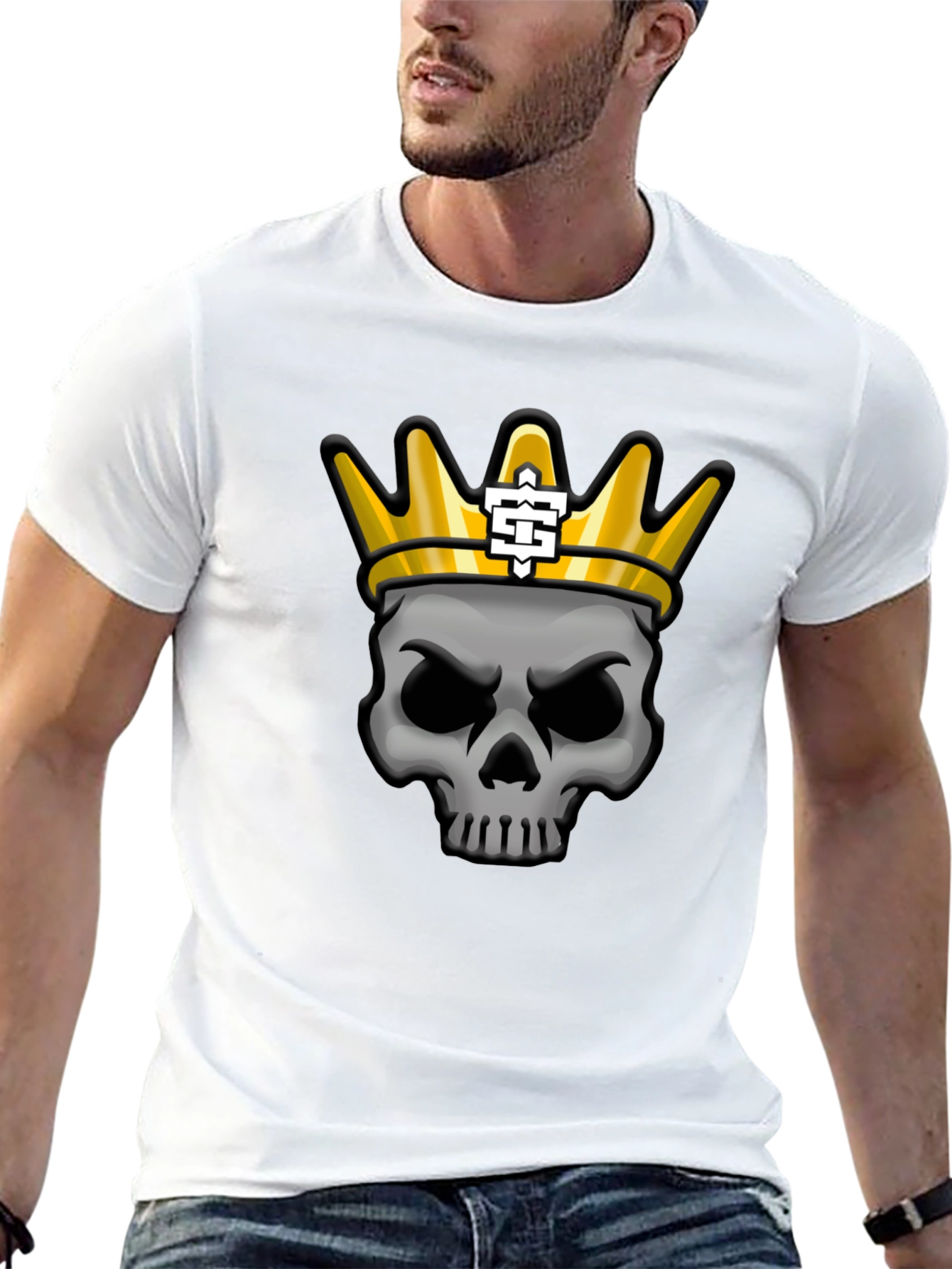 Skull King Graphic T-Shirt - Black