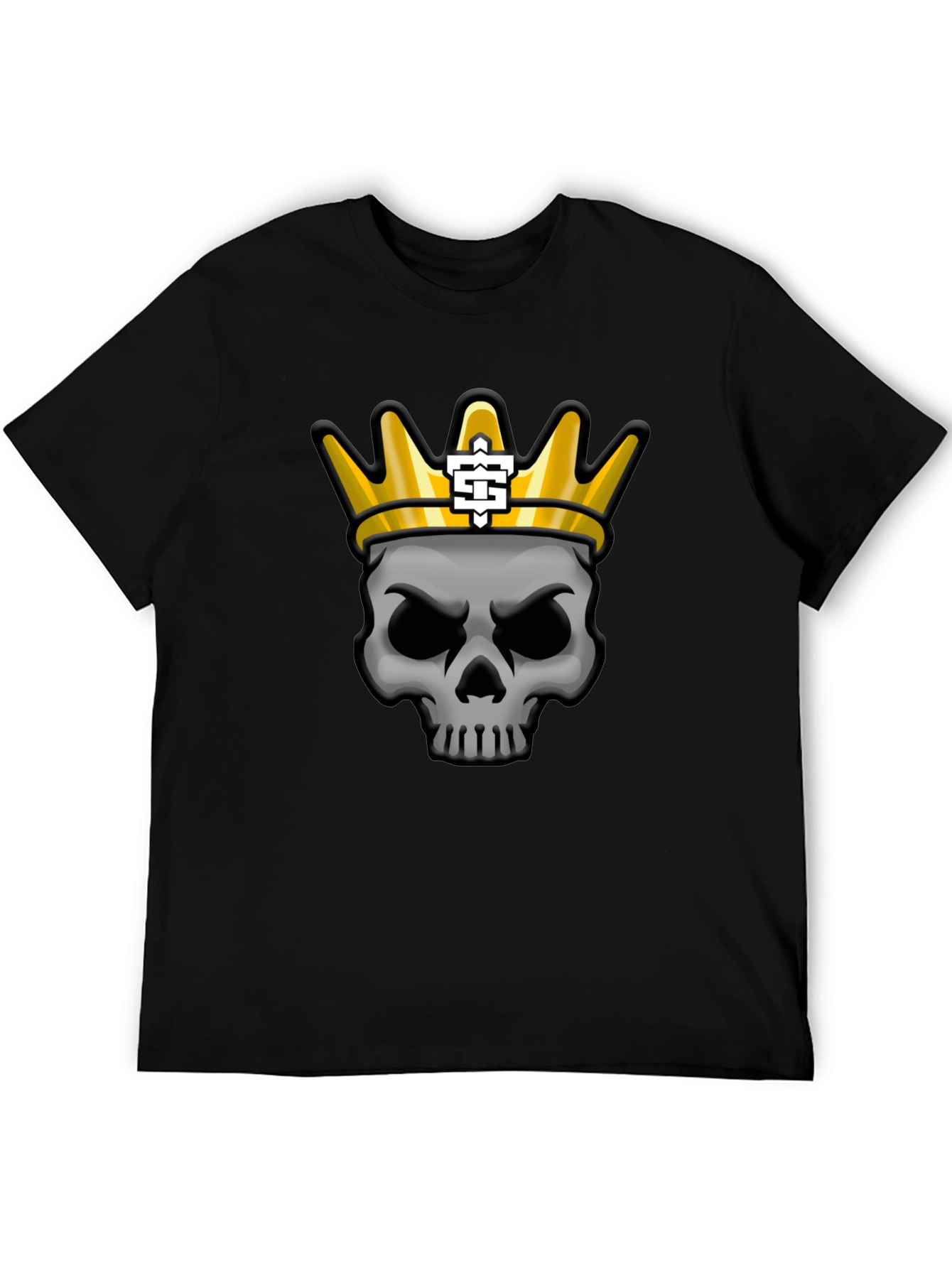 Skull King Graphic T-Shirt - Black