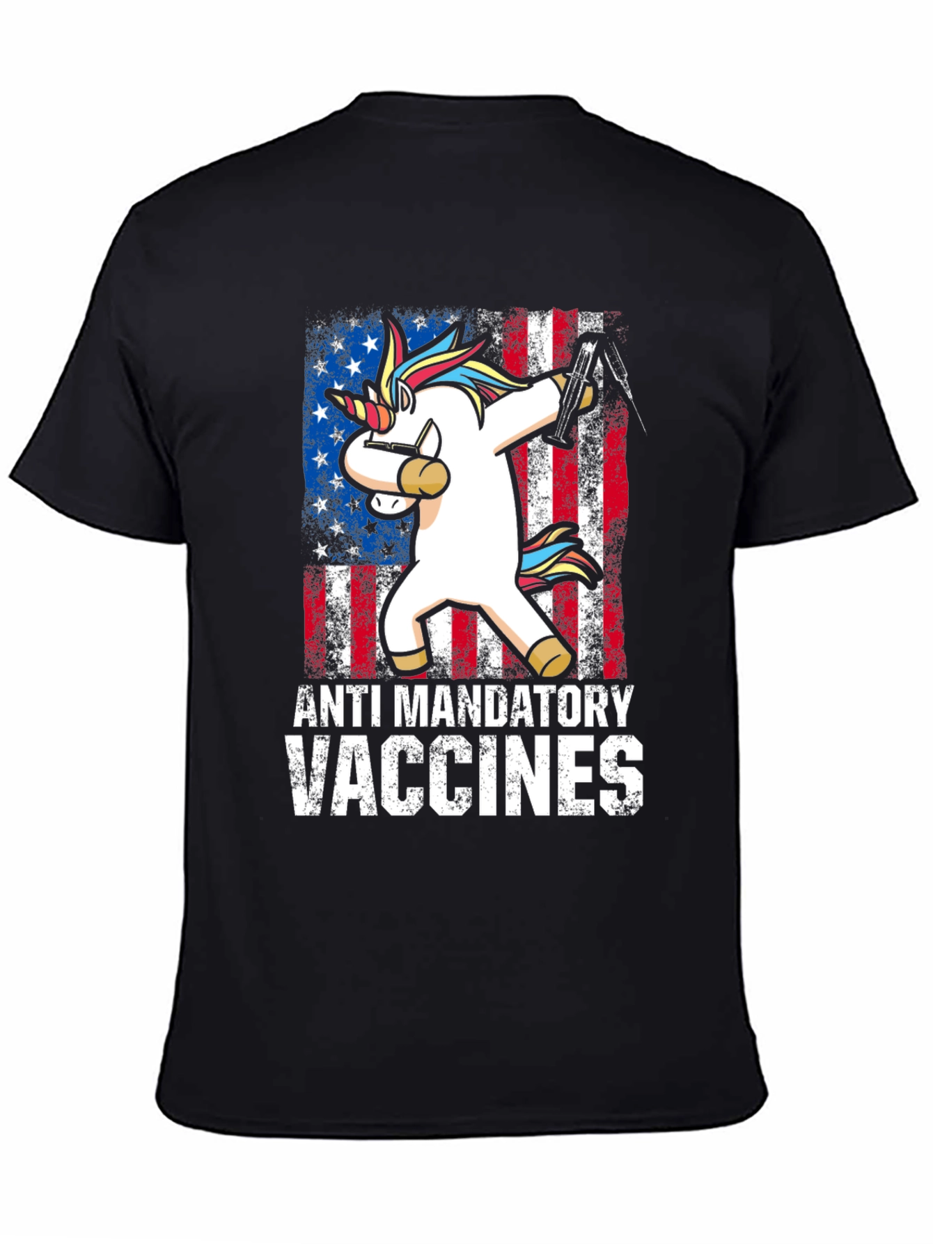 Anti Mandatory Vaccine Unicorn Tee
