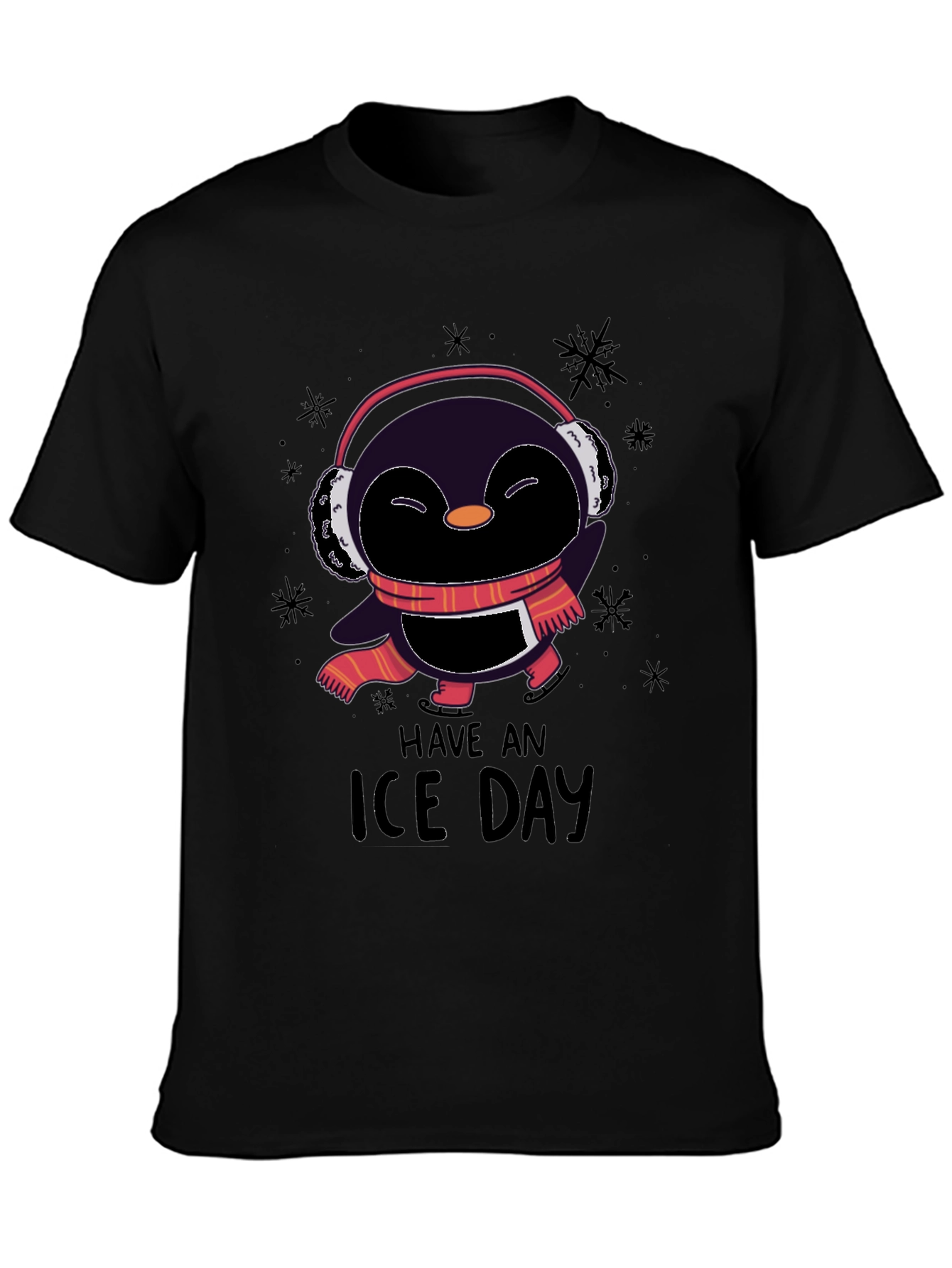 Have an Ice Day T-Shirt Penguin Winter Style