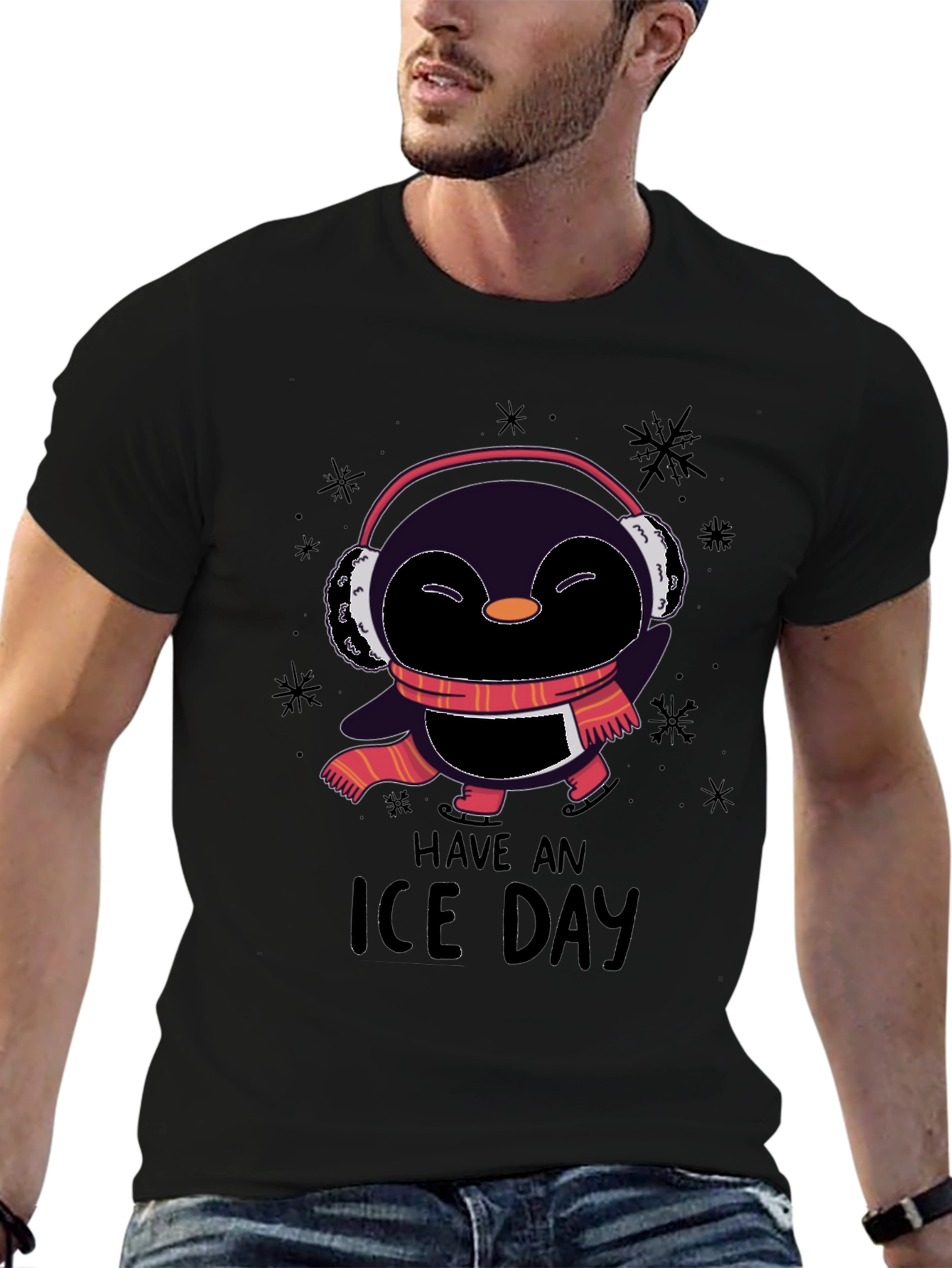 Have an Ice Day T-Shirt Penguin Winter Style