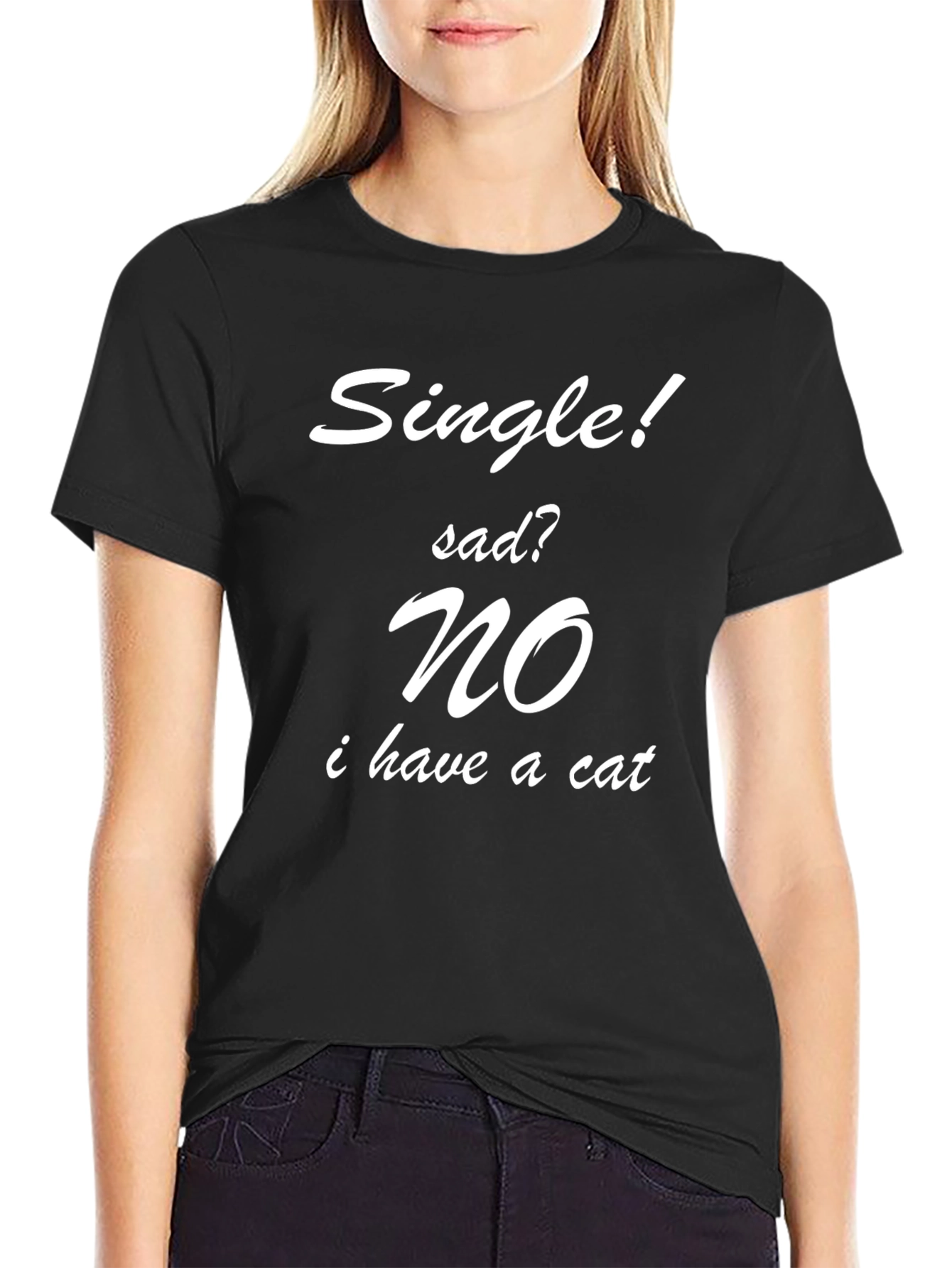 Single? No I Have A Cat T-Shirt